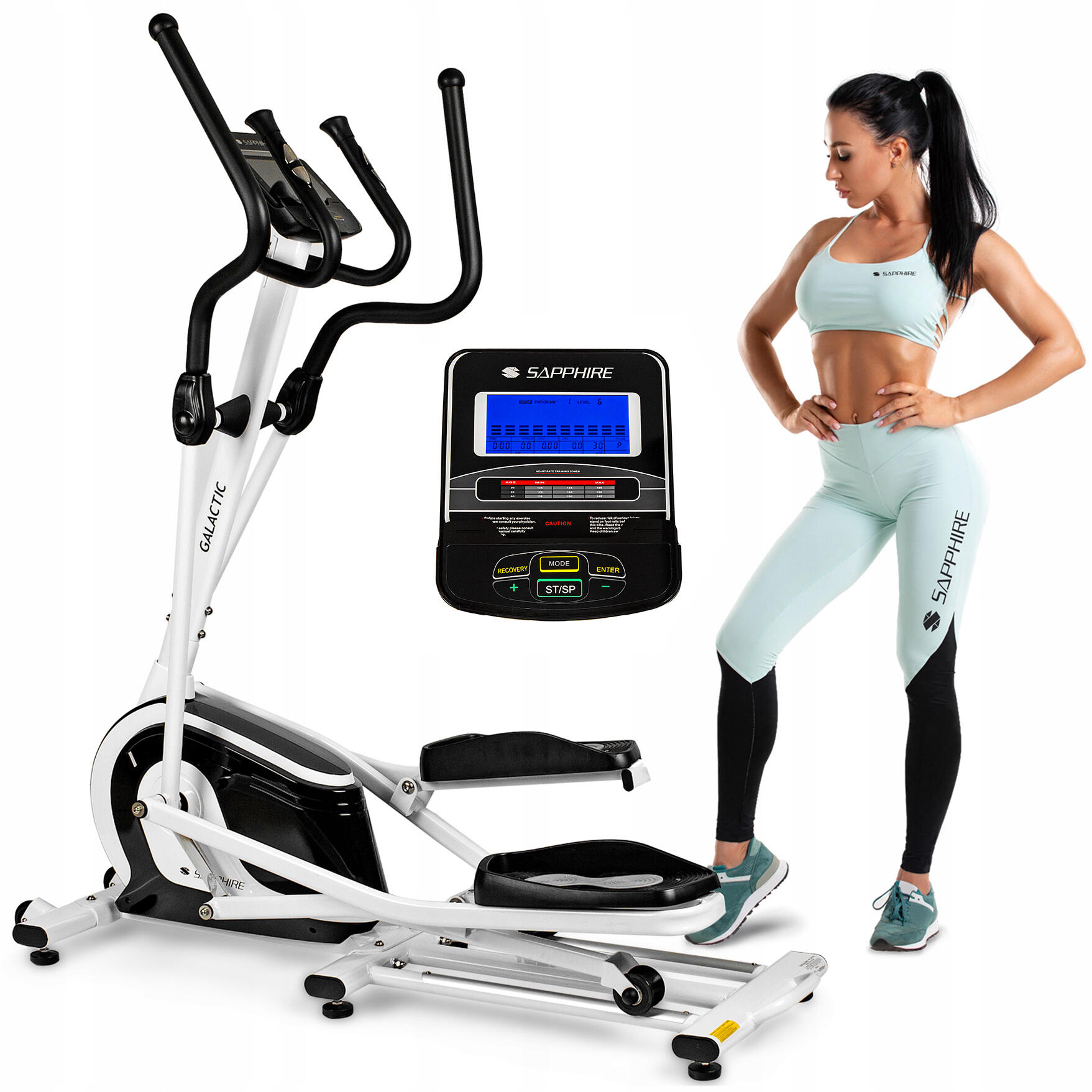 Trenażer eliptyczny Sapphire Galactic elektromagnetyczny