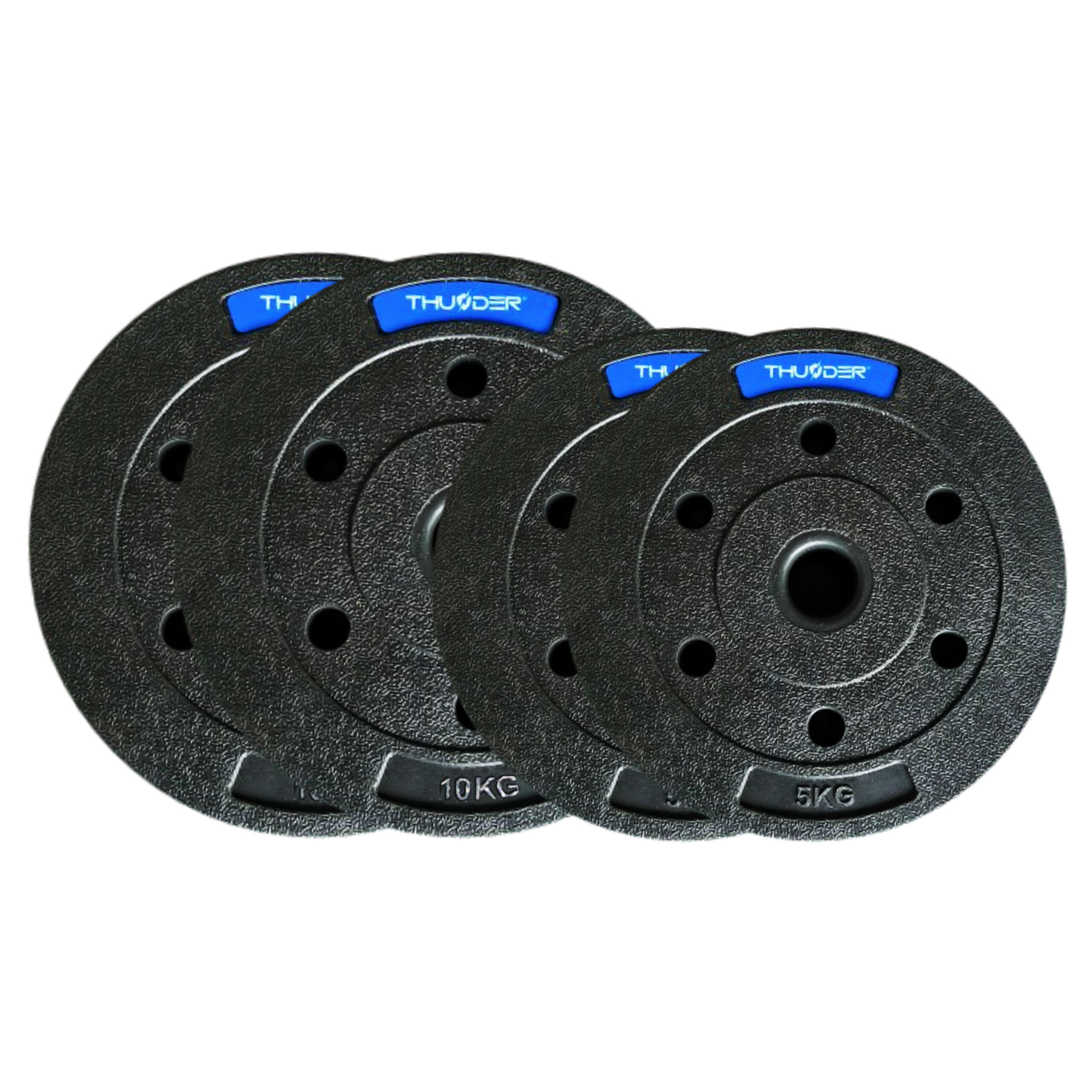 Zestaw obciążeń kompozytowych Thunder SET-B-05-30KG (2x5 2x10)