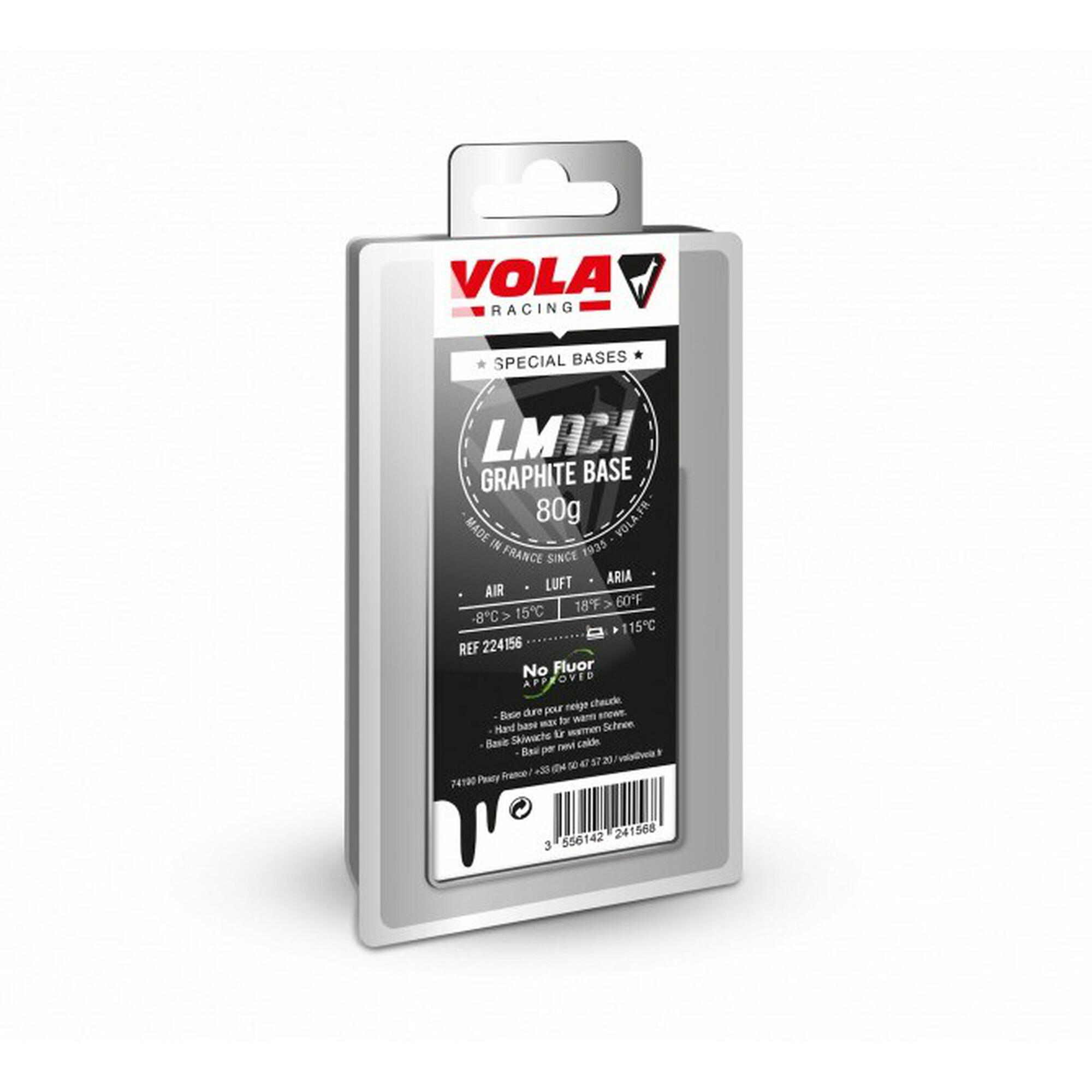 Wosk narciarski na ciepły śnieg Vola Bases Spéciales Graphite LMach 80 g