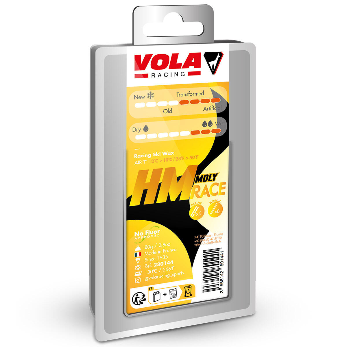 Wosk do nart wyścigowych Vola HMach Moly 80 g