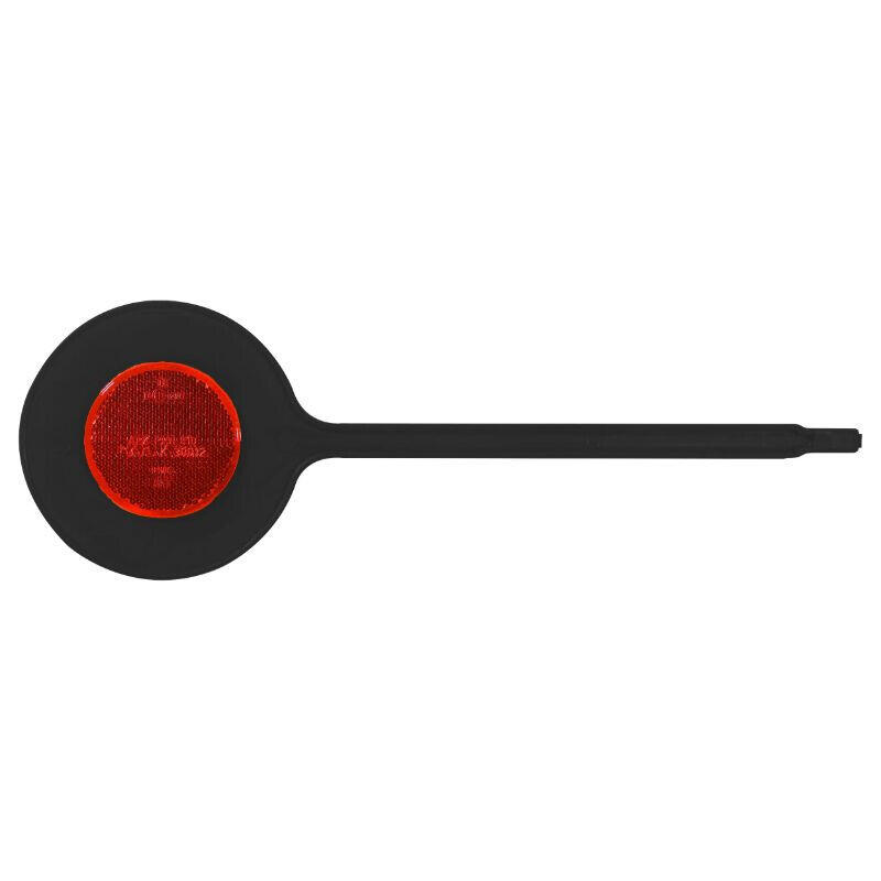 homologowany rozsiewacz zagrożeń rowerowych z mocowaniem tylnej rozwórki Herrman