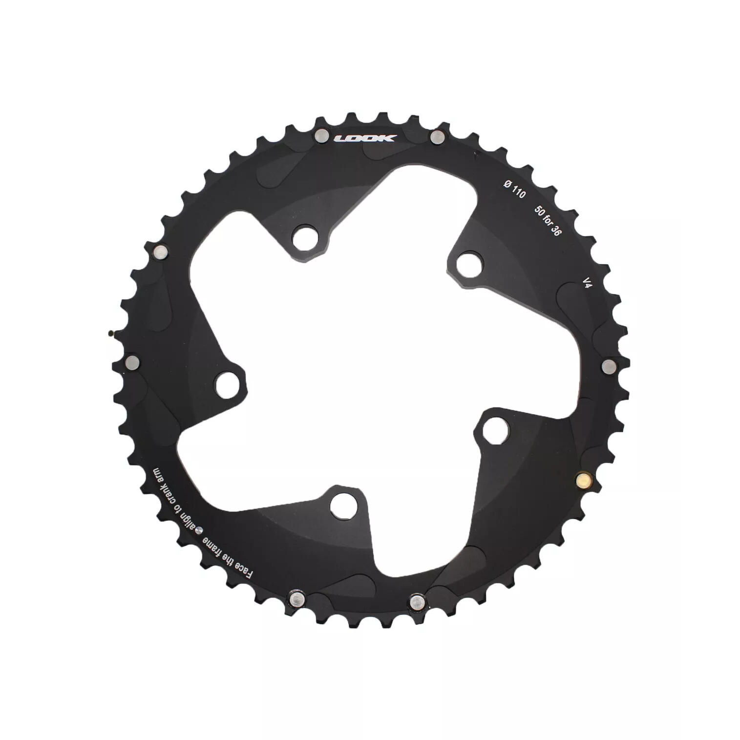 Tarcza rowerowa o oznaczeniu 110 50/36 Look Zed 3