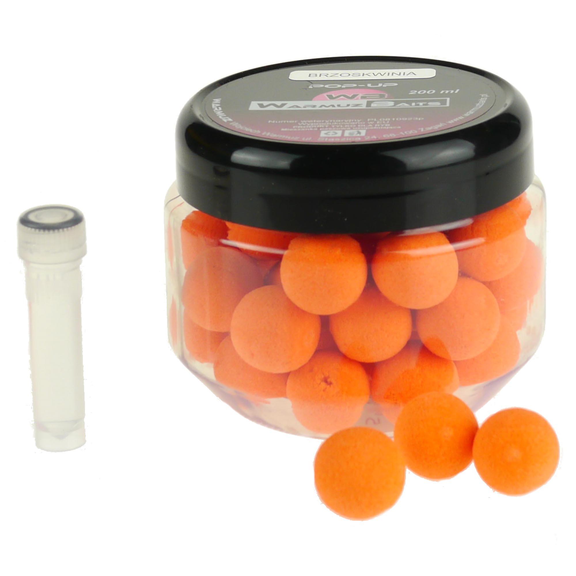 Kulki Pływające Warmuz Baits Pop Up Peach 15 Mm