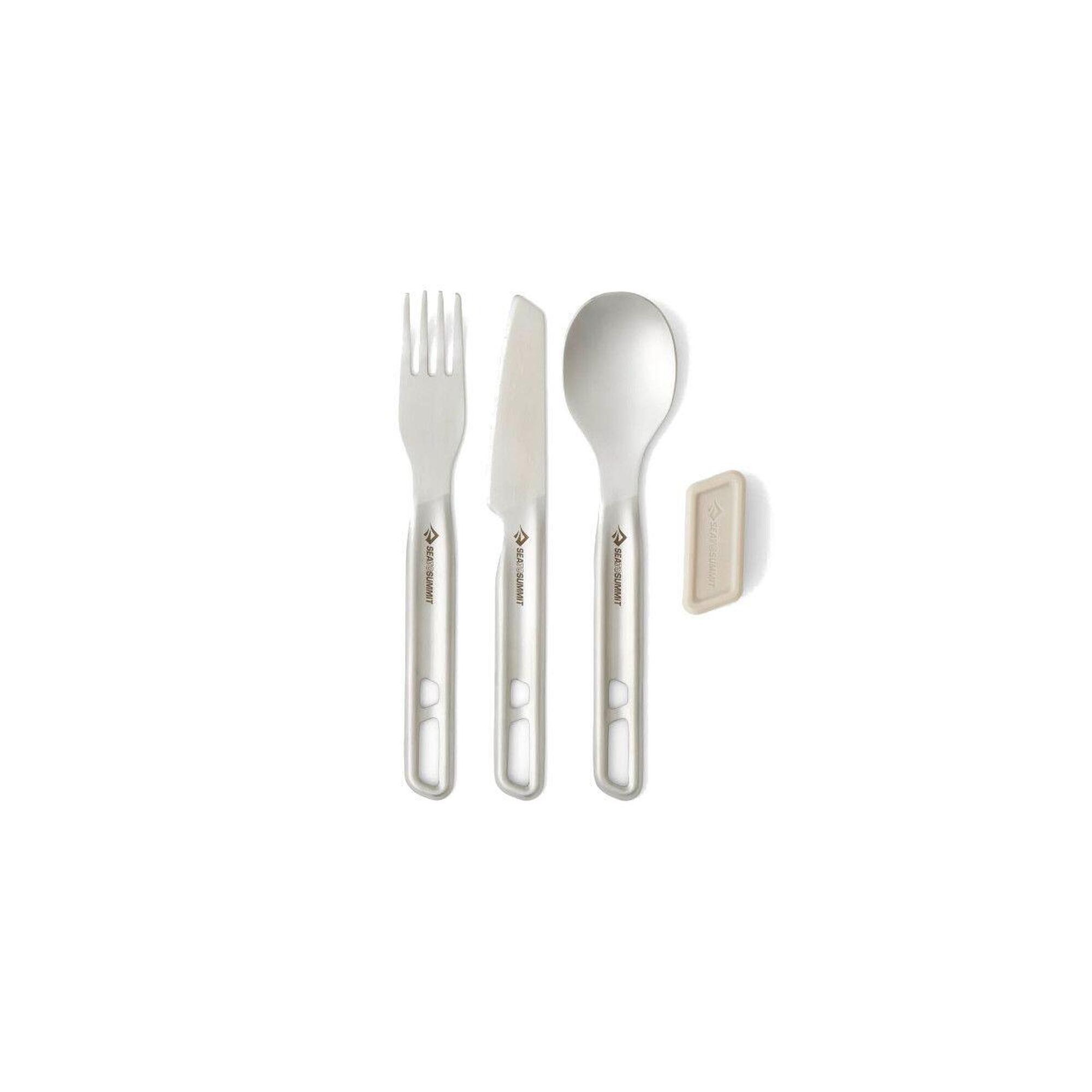 Zestaw Sea To Summit Sztućców Detour Stainless Steel Cutlery Set 3 Piece