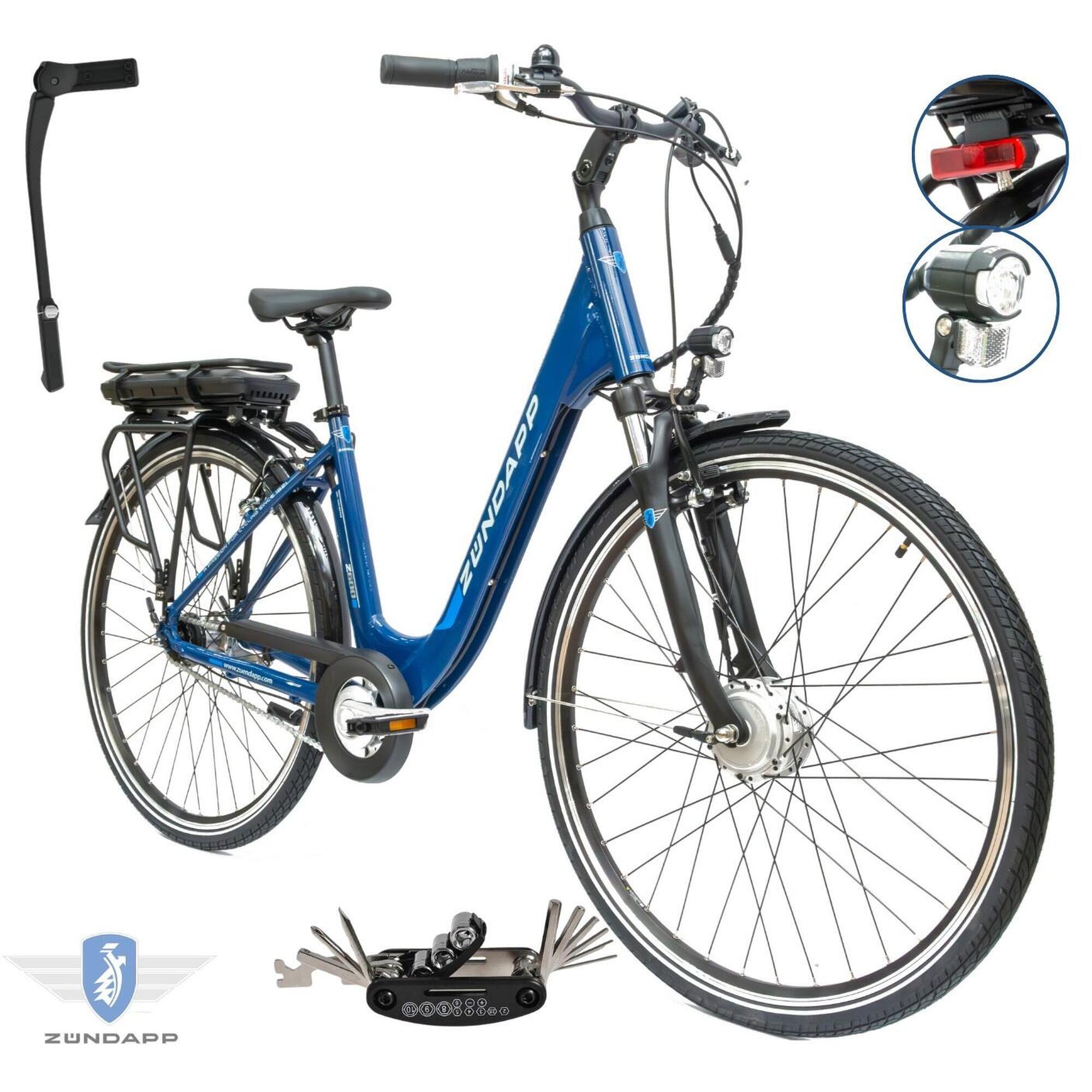 Rower Elektryczny Damski Miejski 28" SHIMANO Nexus Aluminium Amortyzacja