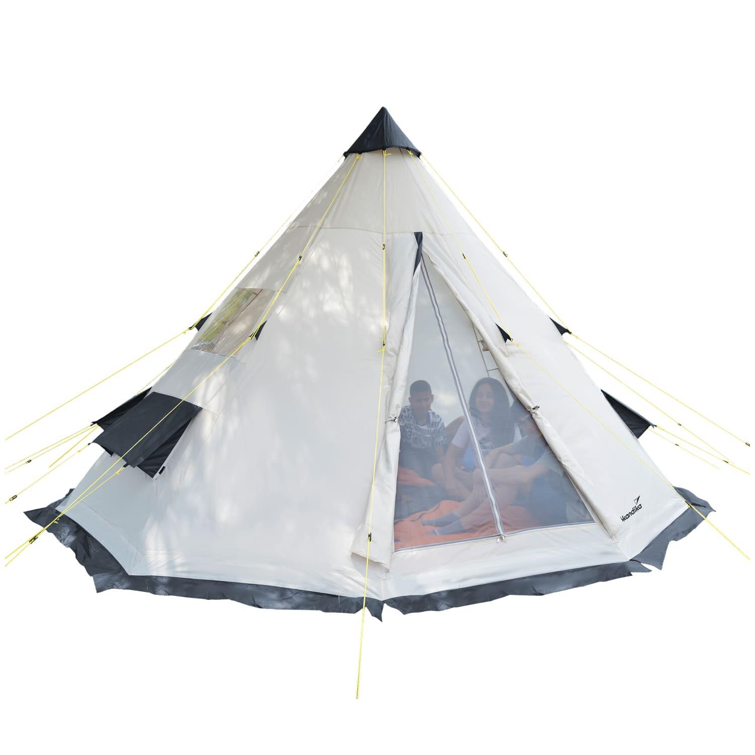 Namiot kempingowy rodzinny Tipi Goathi 365 Protect, 6-osobowy, 1 sypialnia