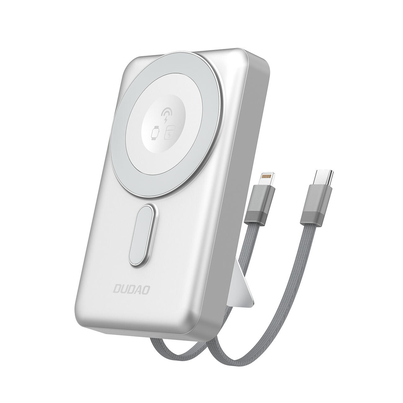 Powerbank Dudao k29 10000mah 20w metalowa obudowa z podstawką i kablami