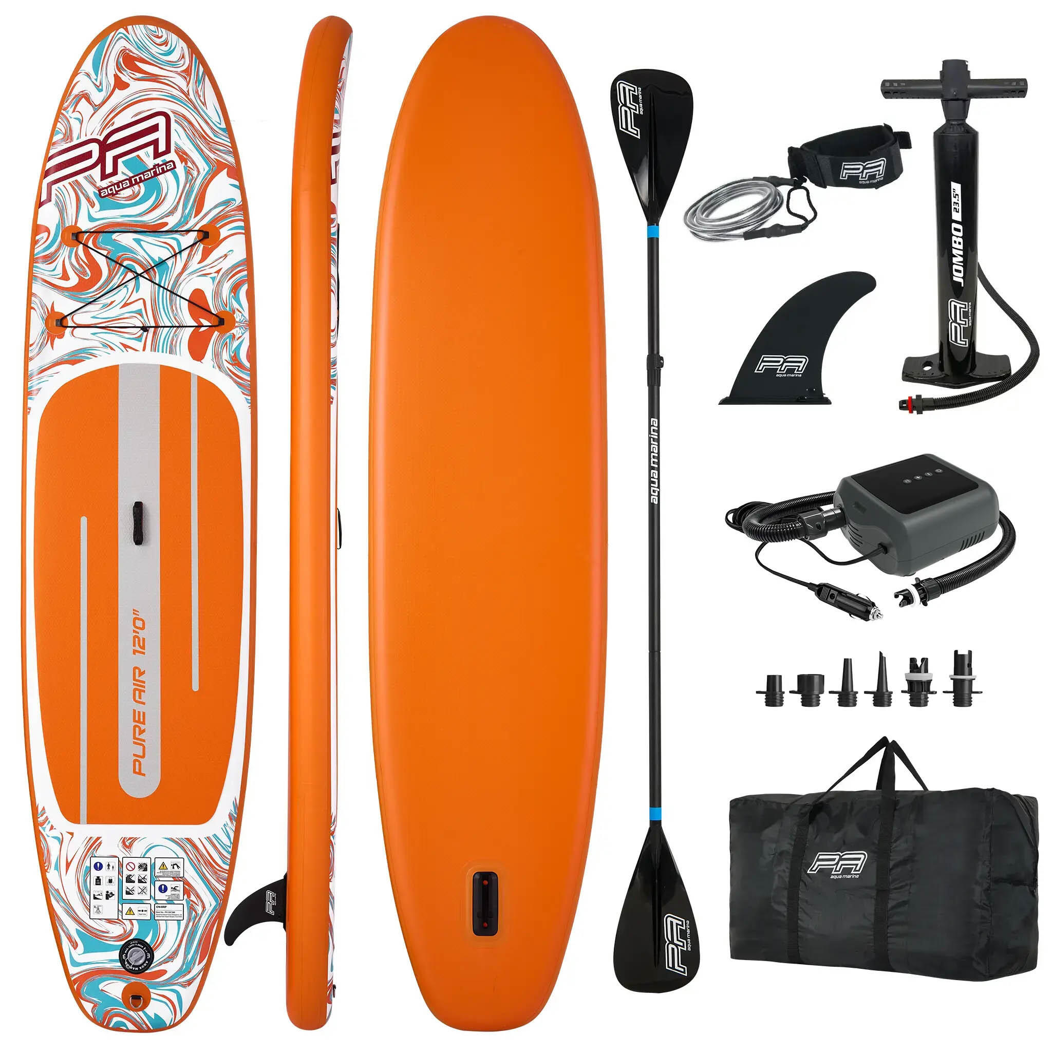 Deska SUP Pompowana Aqua Marina Pure Air Coast 366cm + Pompka PBG 6 12V