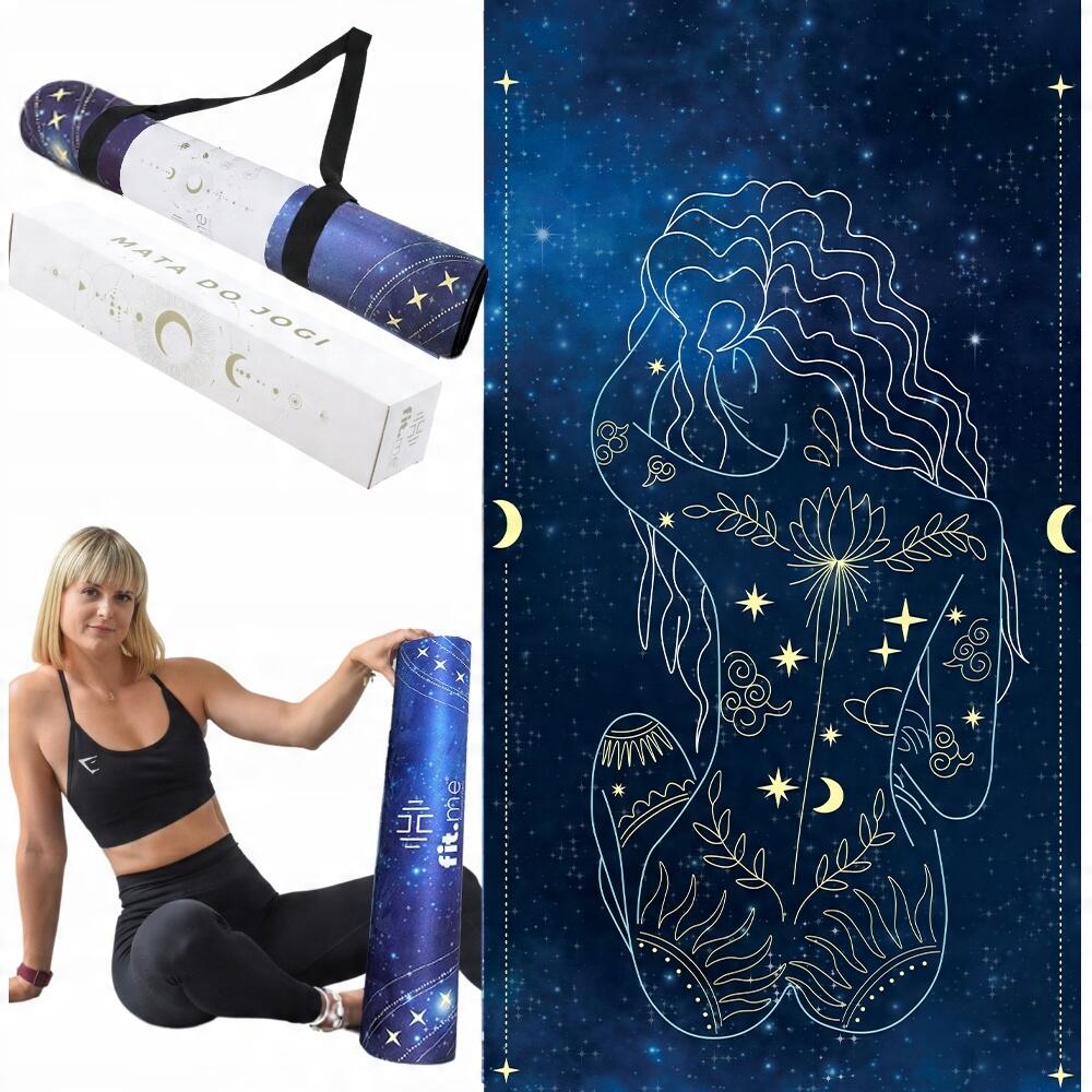 Mata do jogi zamszowa Fit.me Woman Moon 4 mm