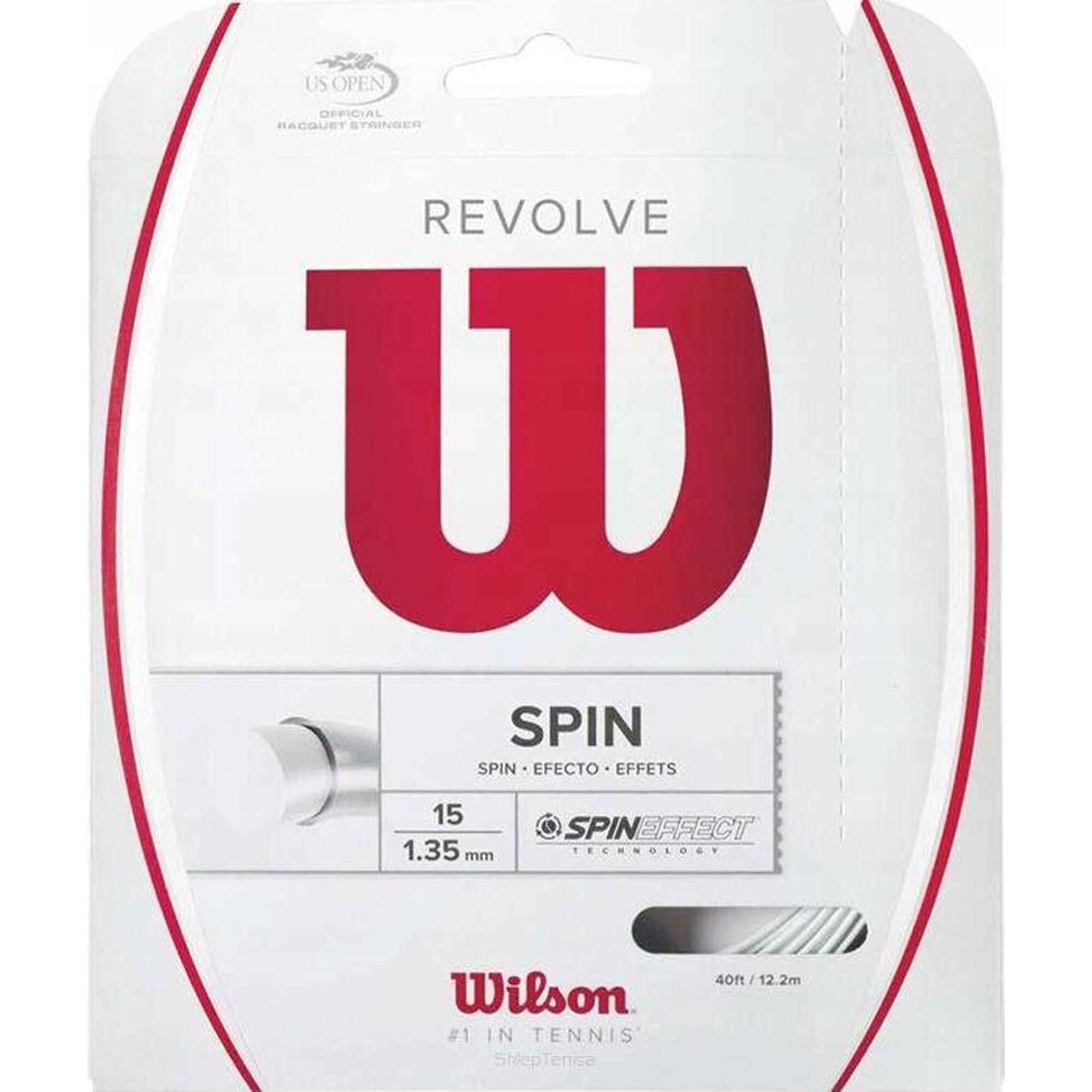 Naciąg tenisowy Wilson Revolve 1,25mm biały