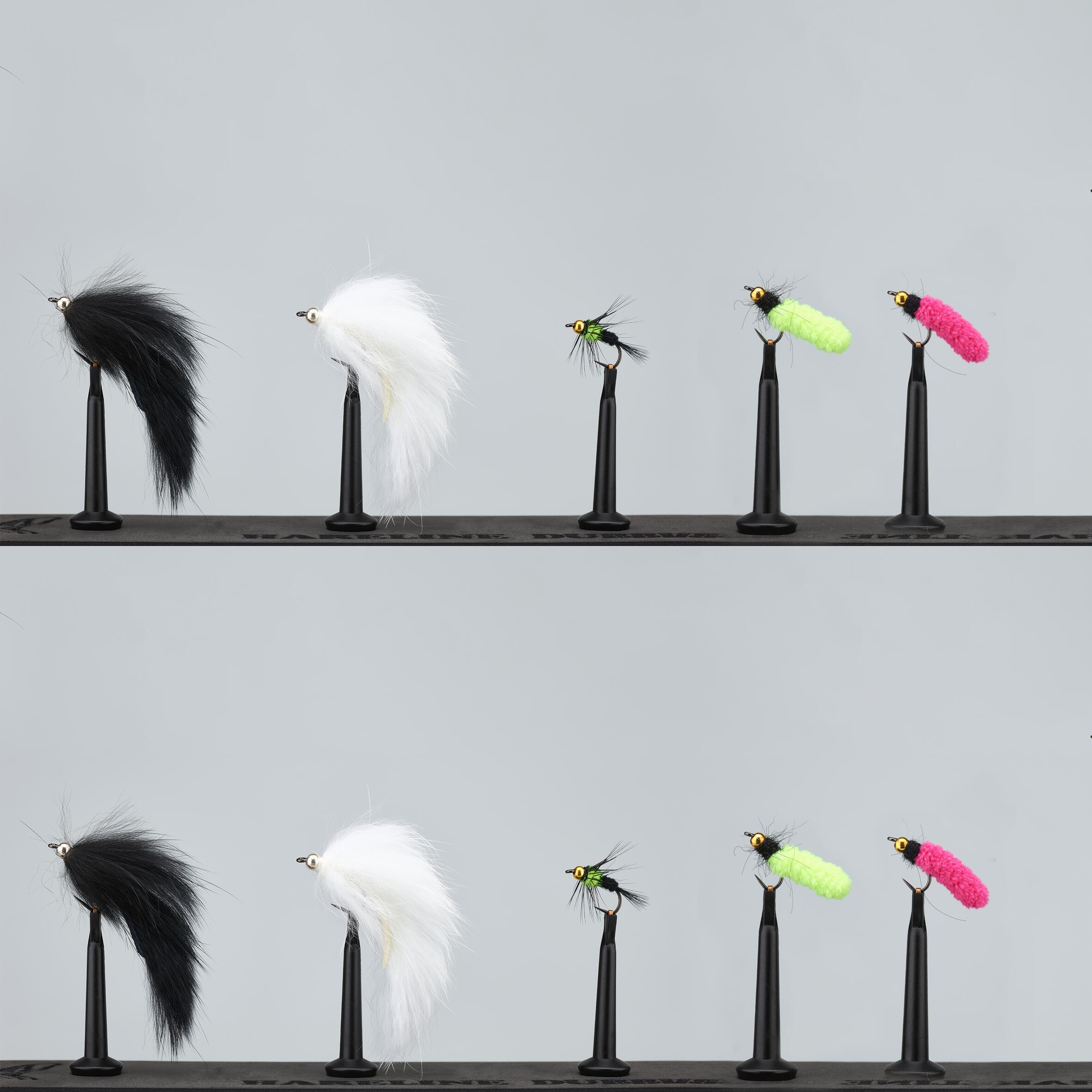 Zestaw sztucznych much Streamer i Nimfy Caperlan HRK35 x10