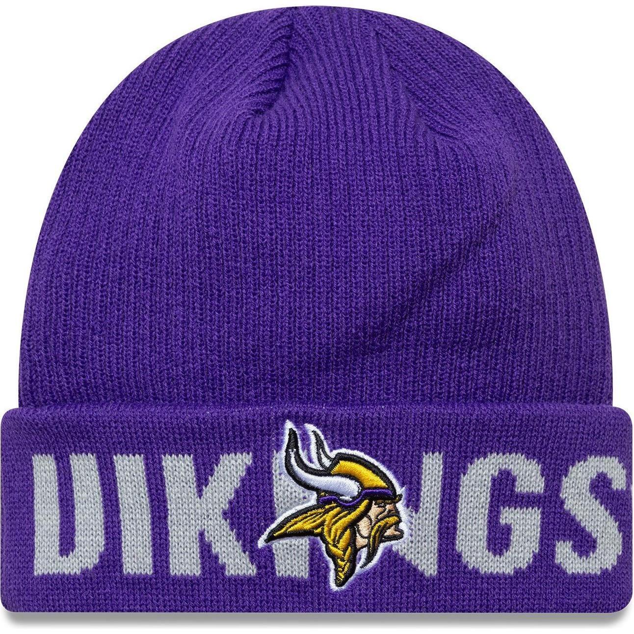 Czapka Beanie New Era Wordmark MINVIK Fioletowa