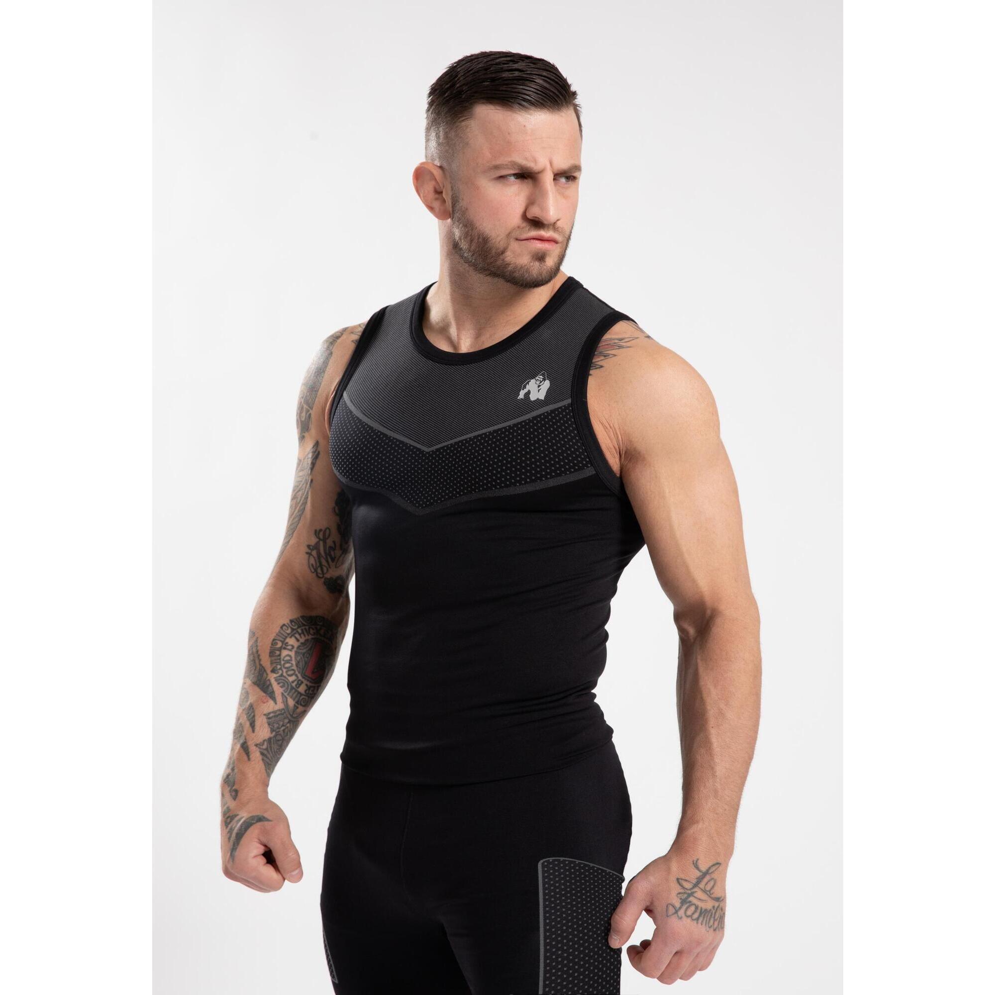 Norton Bezszwowe Top bez rękawów - Czarny
