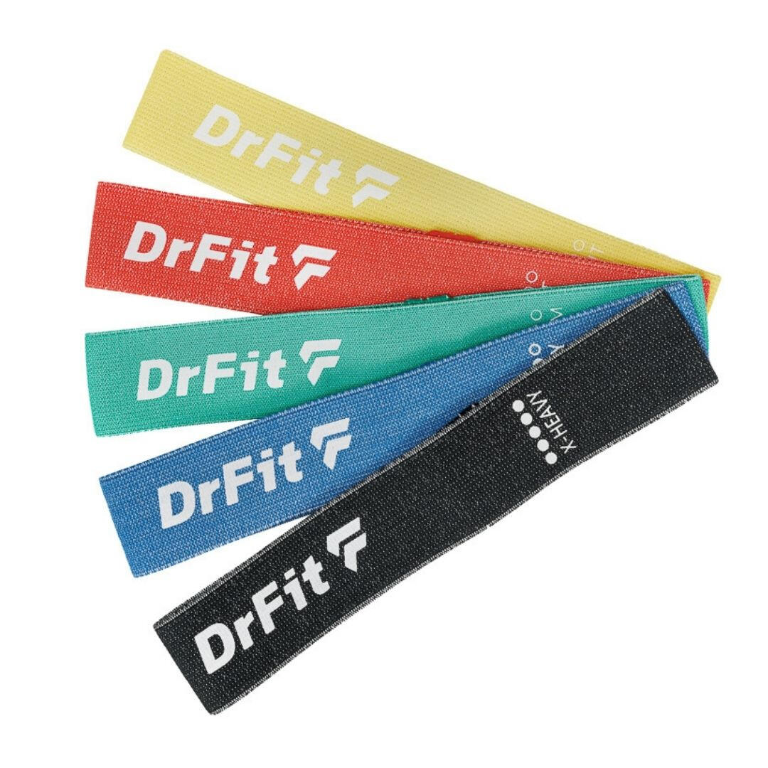 Elastyczne taśmy oporowe do treningu ud i bioder gumy do ćwiczeń zestaw DrFit
