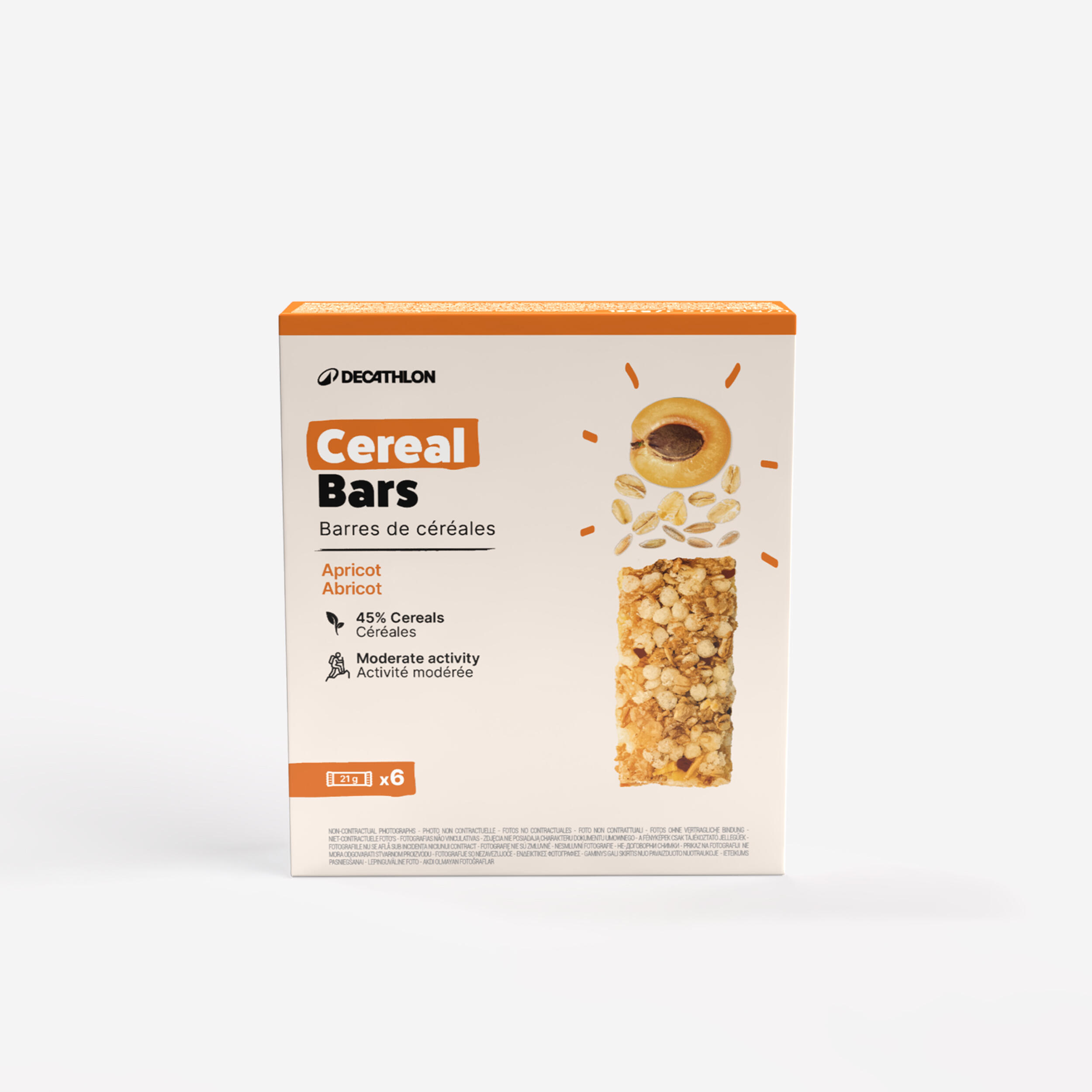 Baton zbożowy morelowy x6