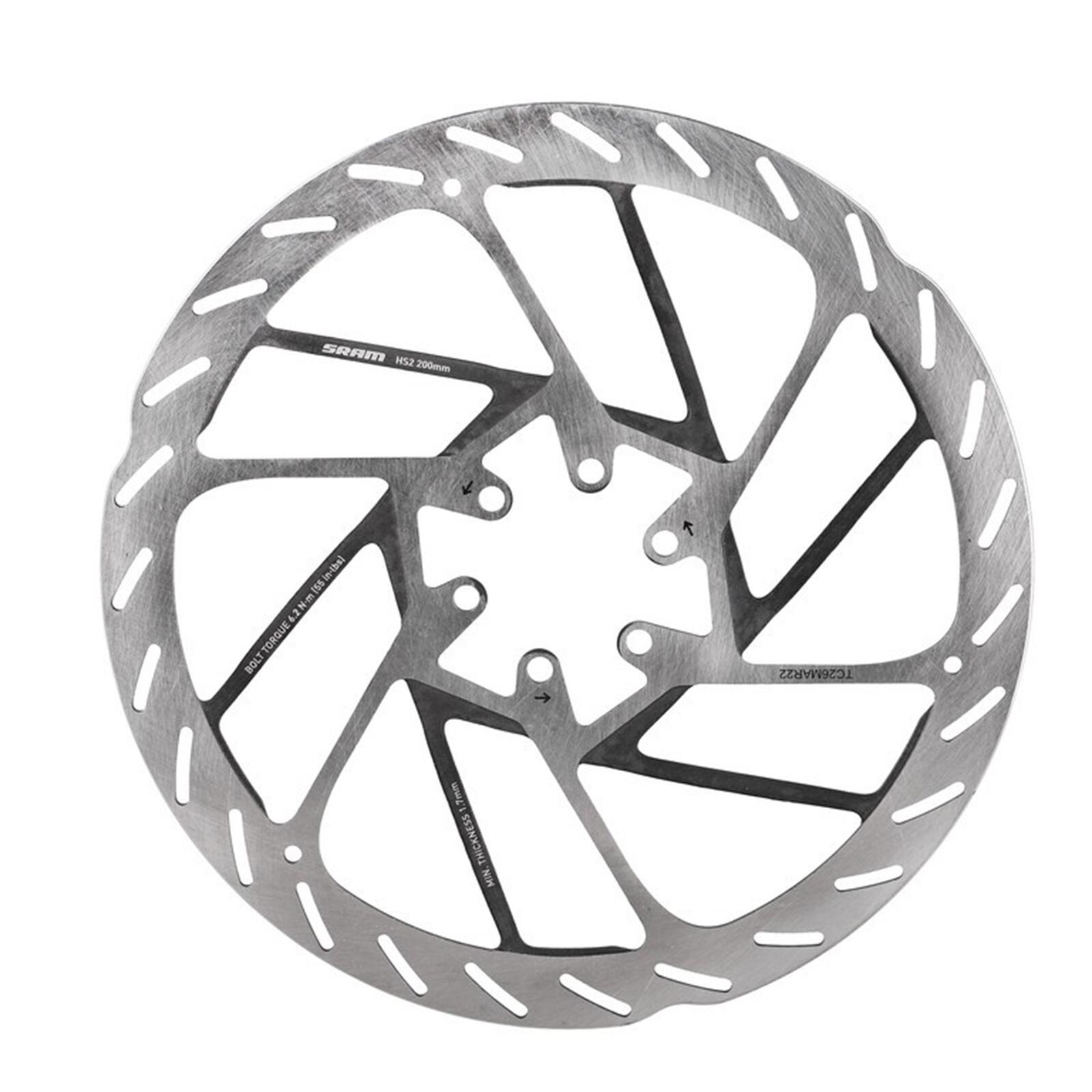 Tarcza hamulcowa z 6 otworami o okrągłych krawędziach (wraz z wkrętami stalowymi