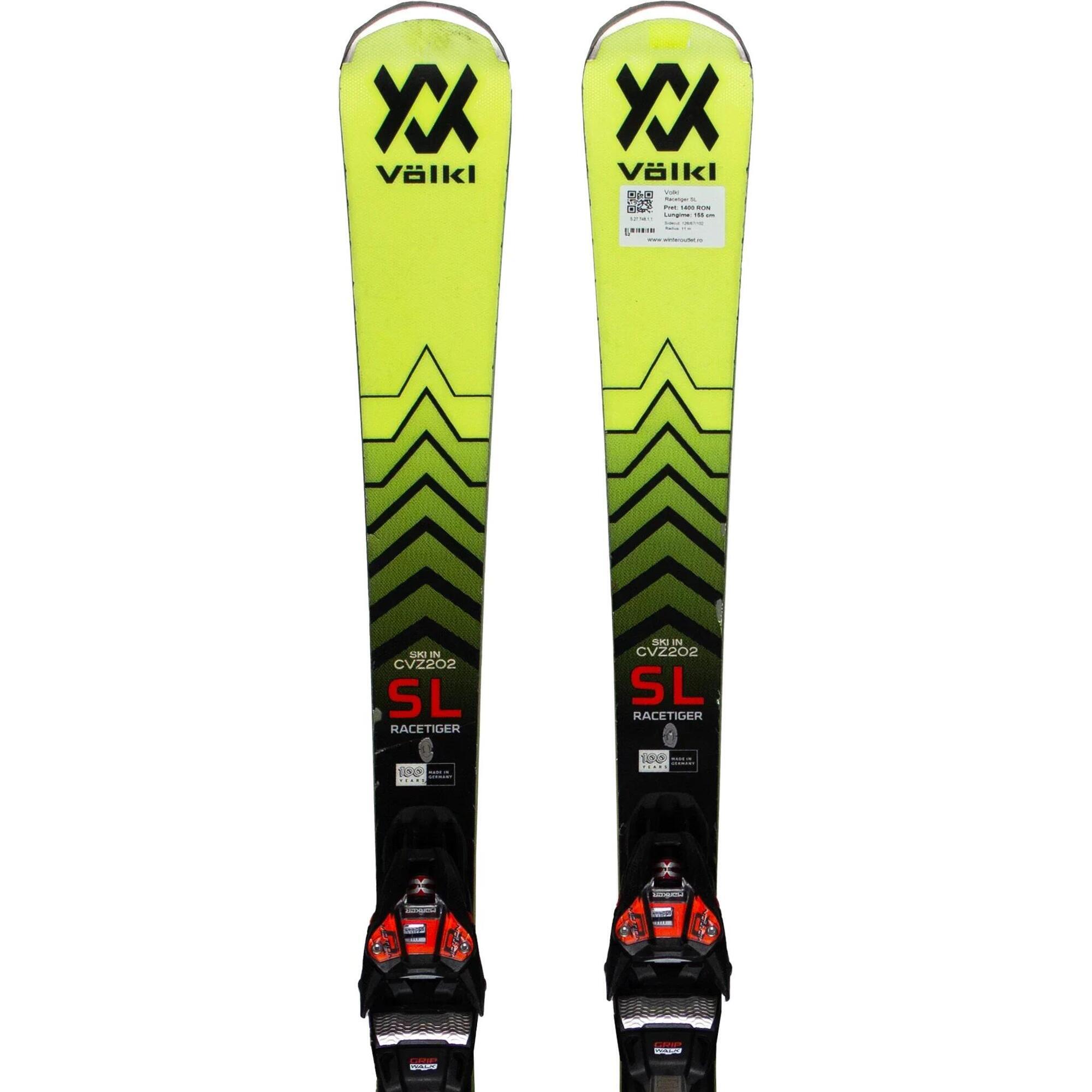 Second Life- Narty VOLKL Racetiger SL, 155 cm- Stan dobry