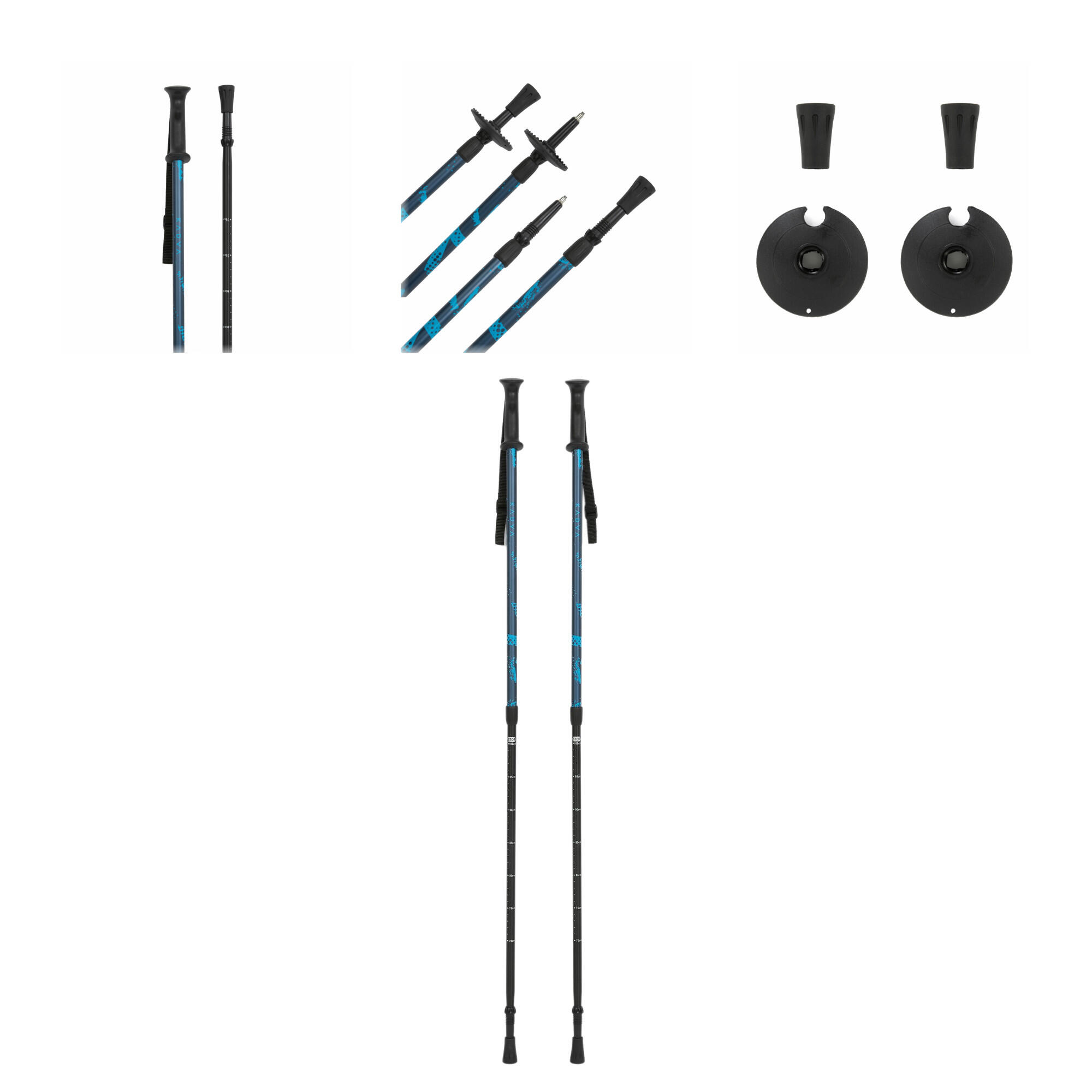 Kije narciarskie dziecięce KADVA Kidd