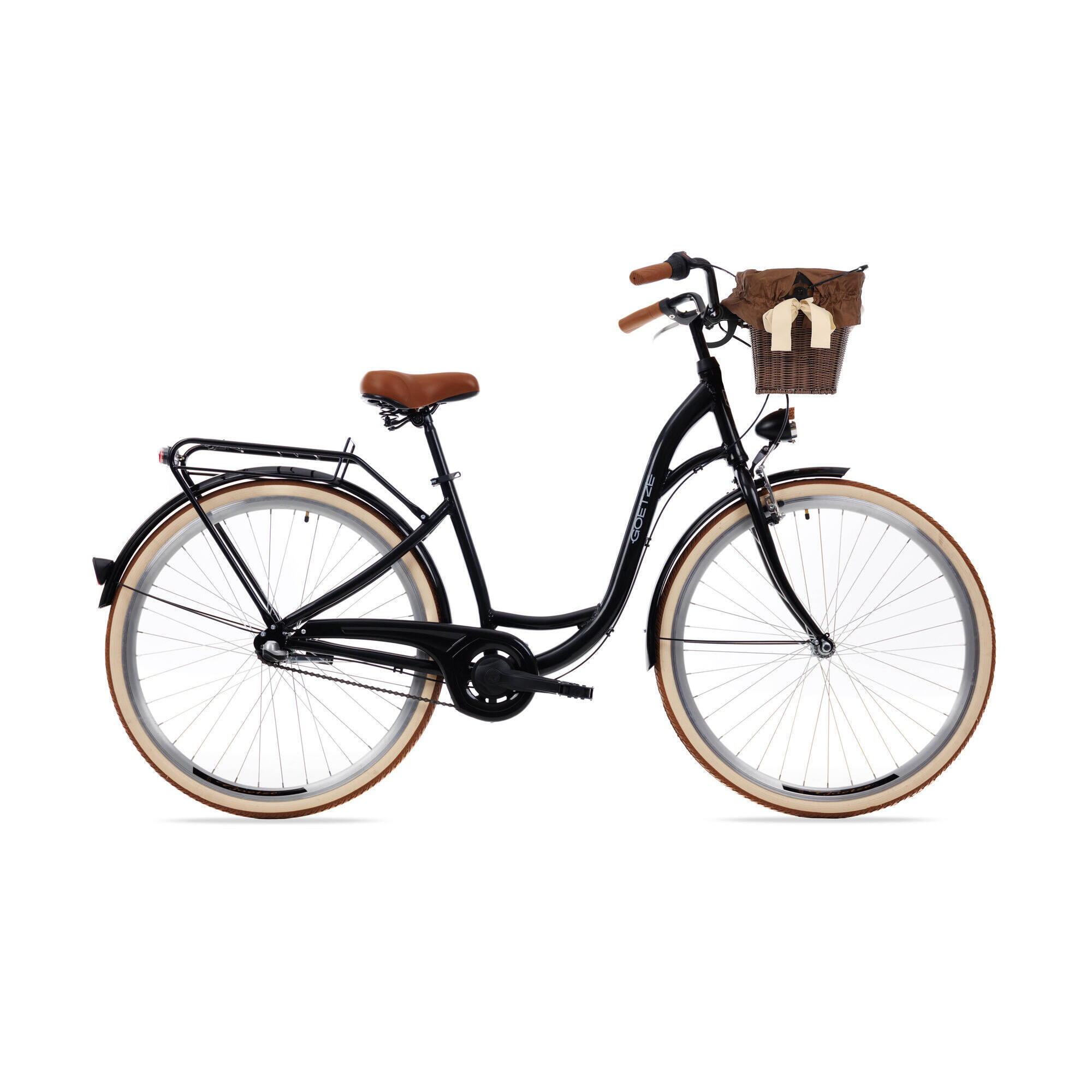Rower miejski damski GOETZE Style 28" Alu 3B kosz