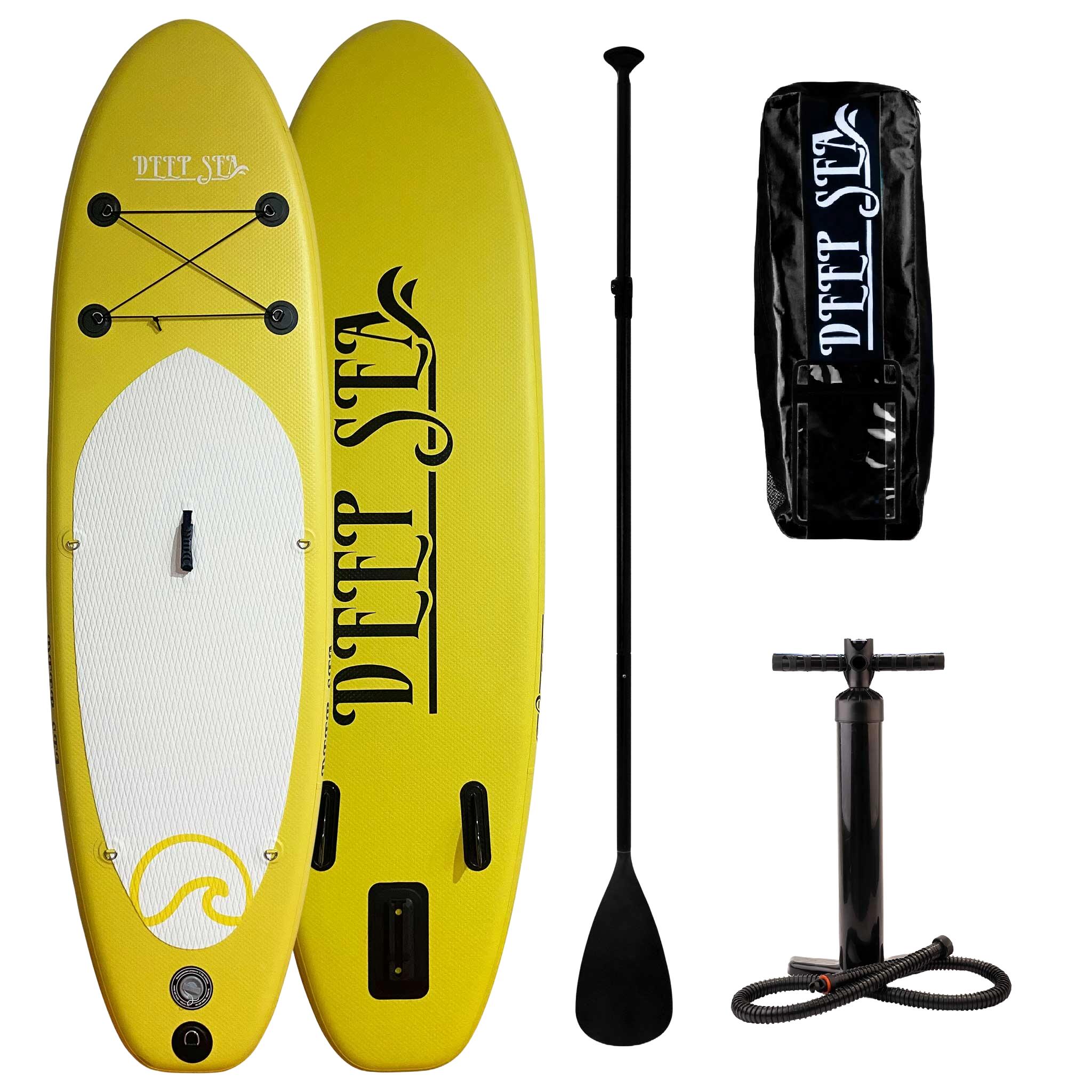 Zestaw deski SUP Deep Sea Standard 275cm, Żółty