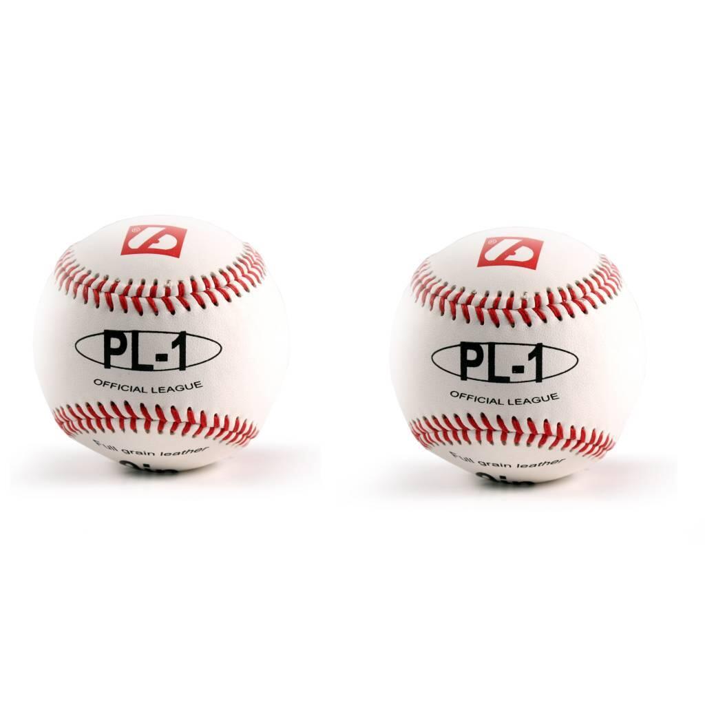 Mecz piłki baseballowe, rozmiar 9", Biały, 2 sztuki PL-1