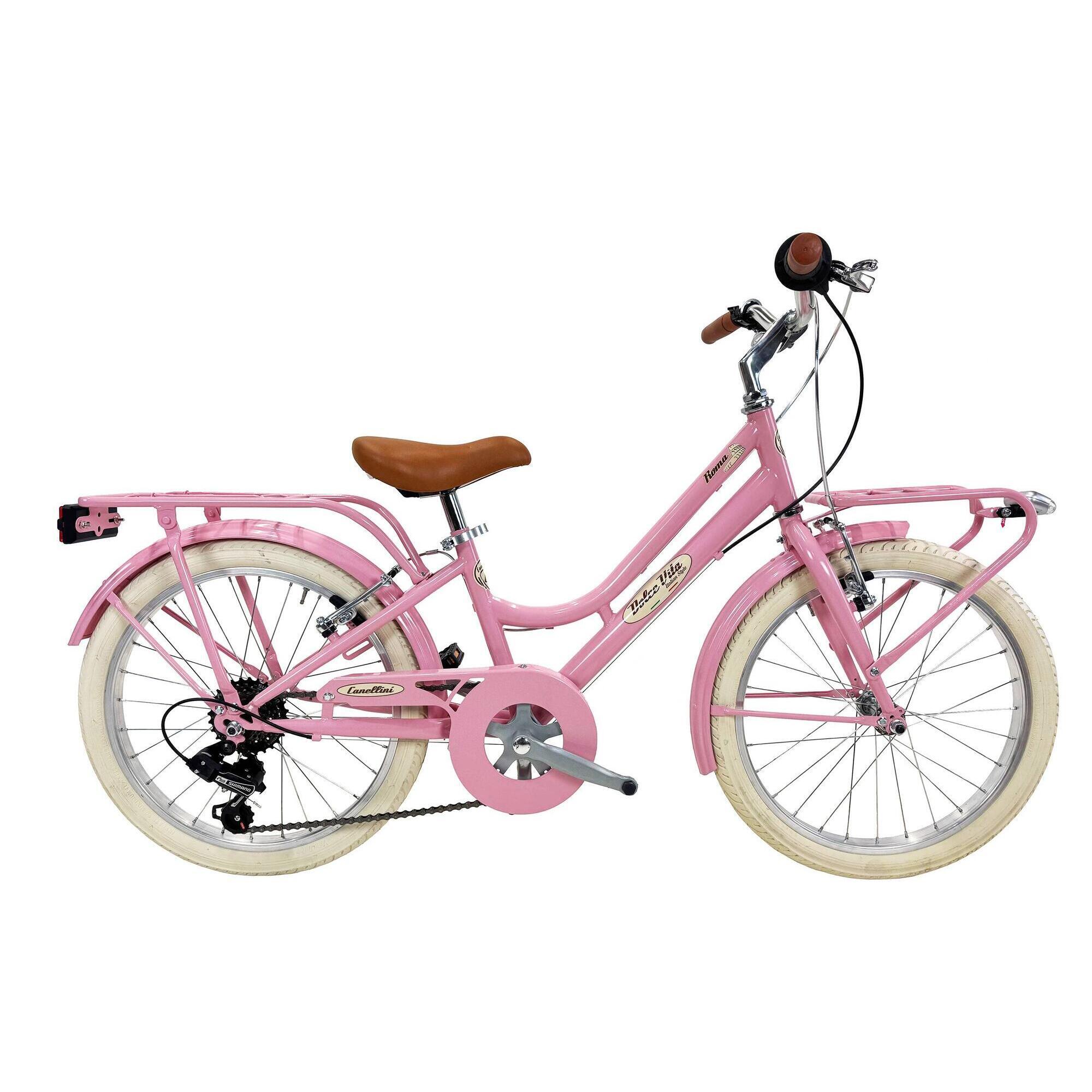 Rower Dziecięcy Dolce Vita by Canellini ROMA 20" 6B - Różowy