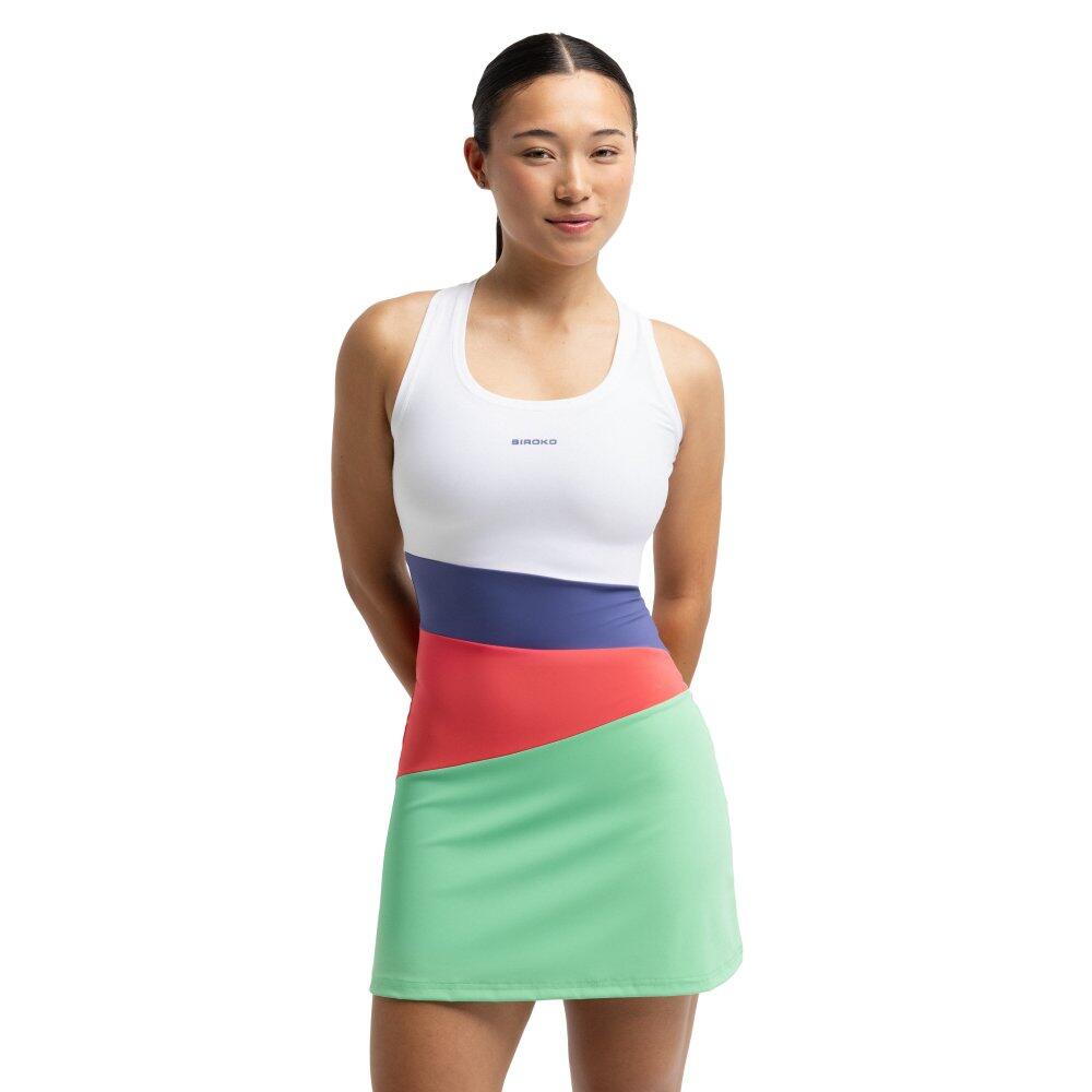 Damska sukienka do gry w padla sport.padel Siroko Dusk Erit