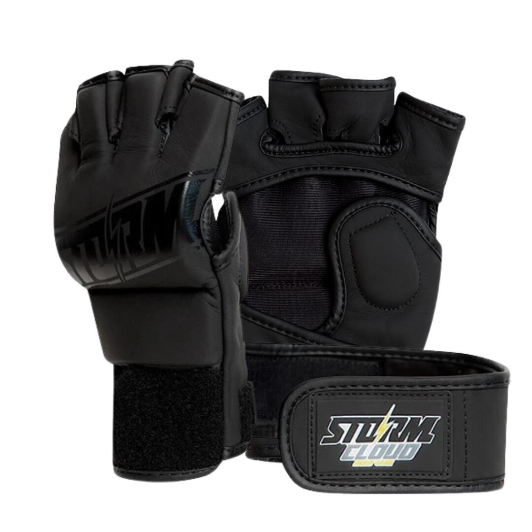 Rękawice MMA StormCloud Tempest Czarne/Czarne 4oz XXL