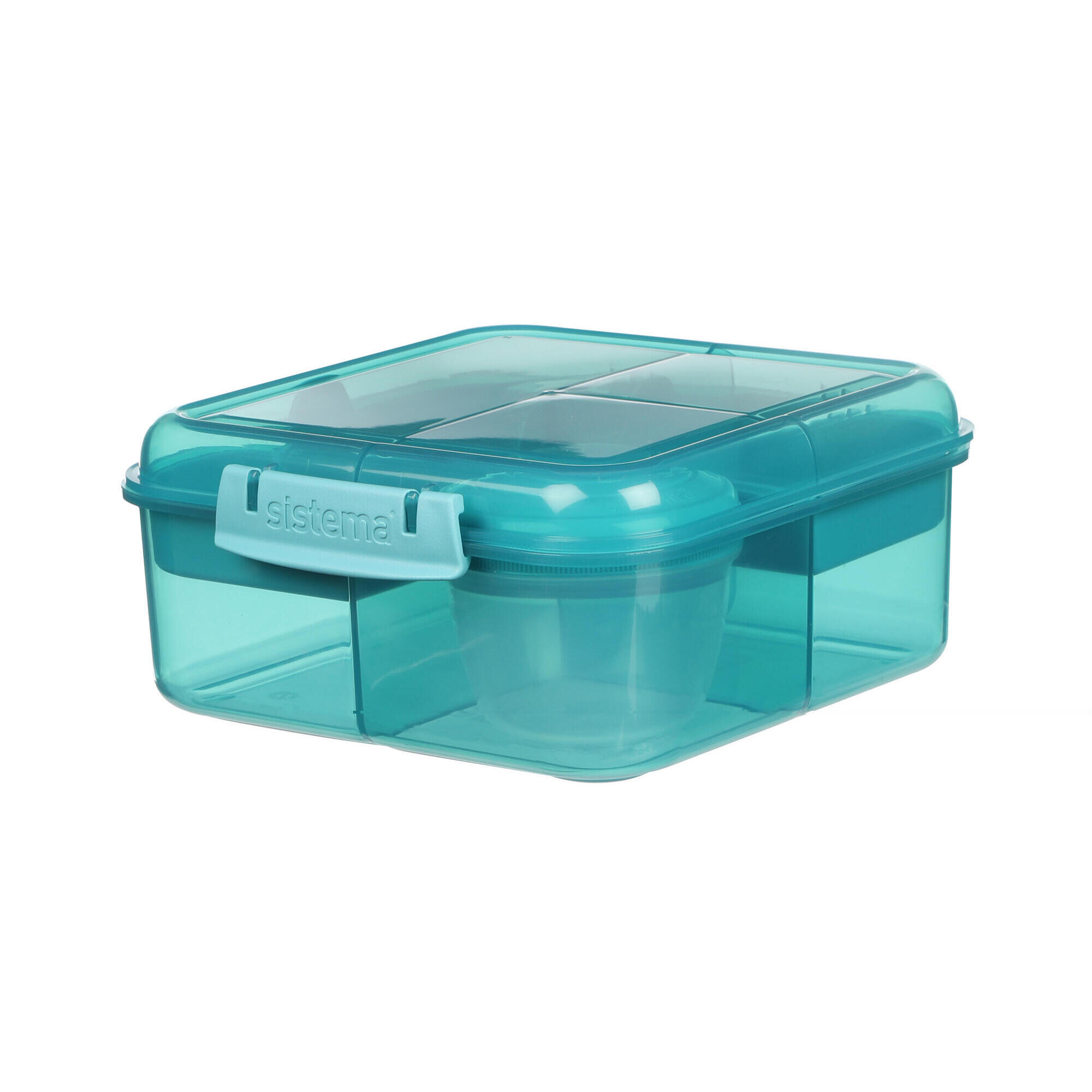 Dzielony pojemnik Ocean Bound Bento Cube z pojemnikiem na dip 1,25 l