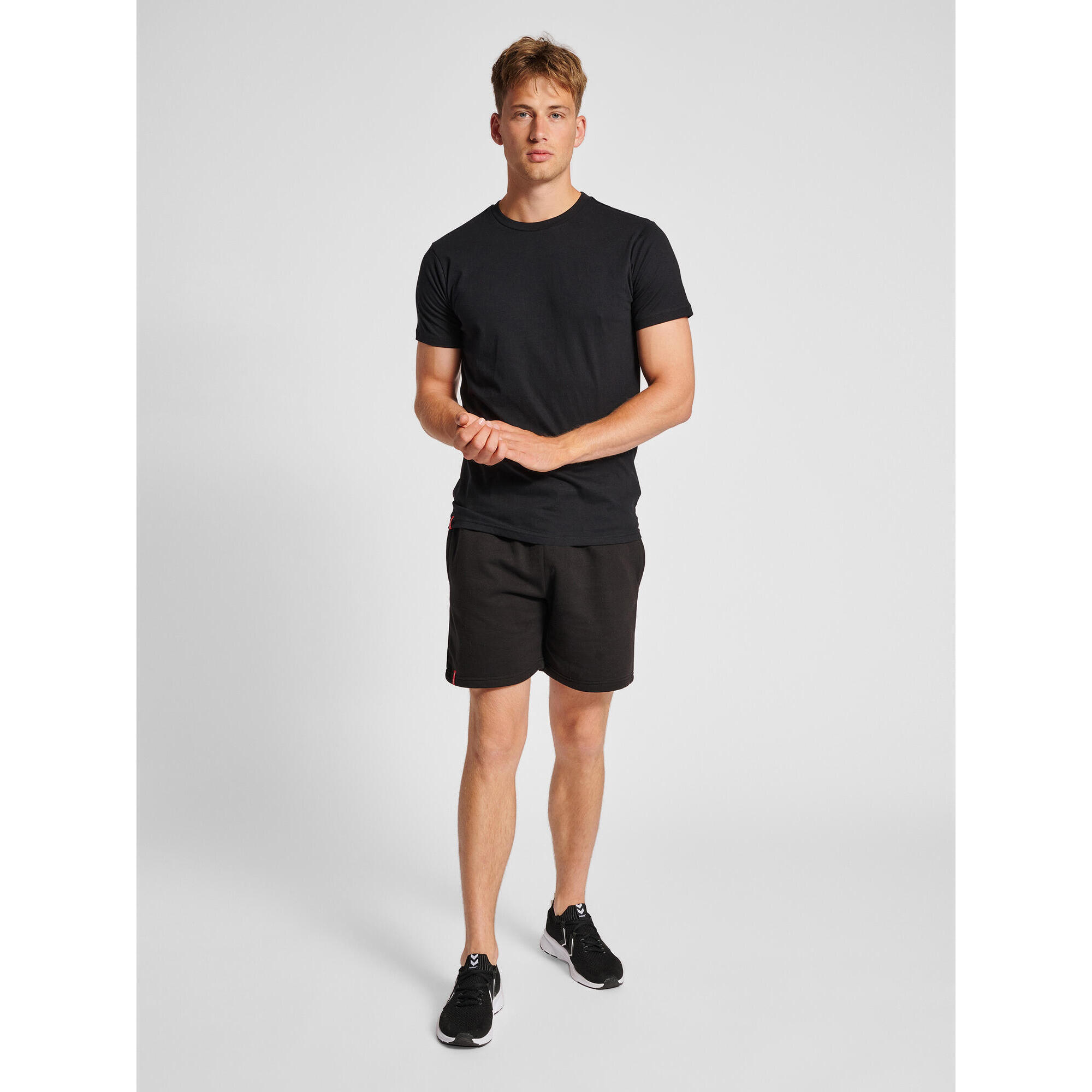 Hummel Koszulka sportowa męska Treningowa Hummel Red Heavy T-Shirt