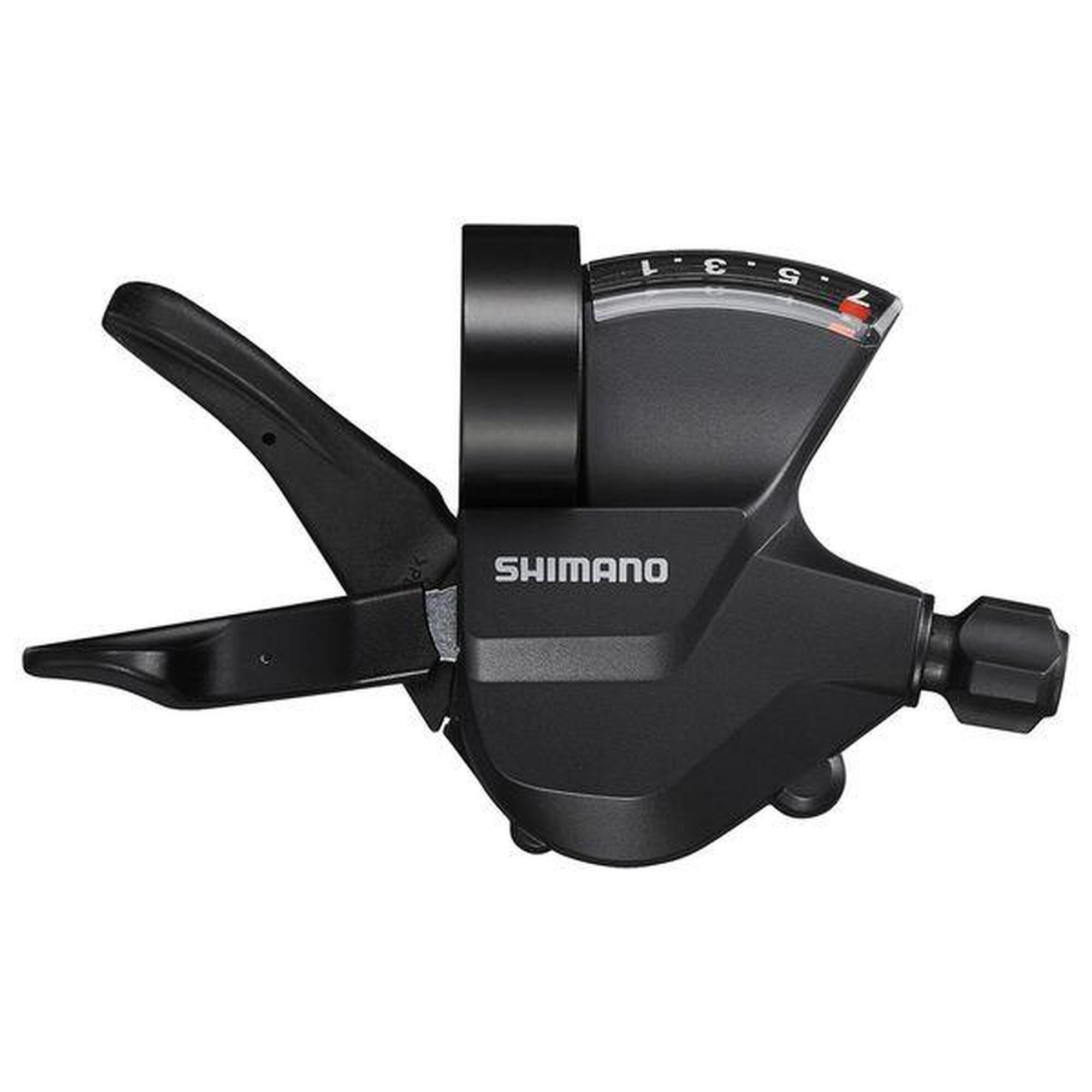 Prawa dźwignia przerzutki tylnej Shimano Acera SL-M9100 Rapidfire Plus 7V