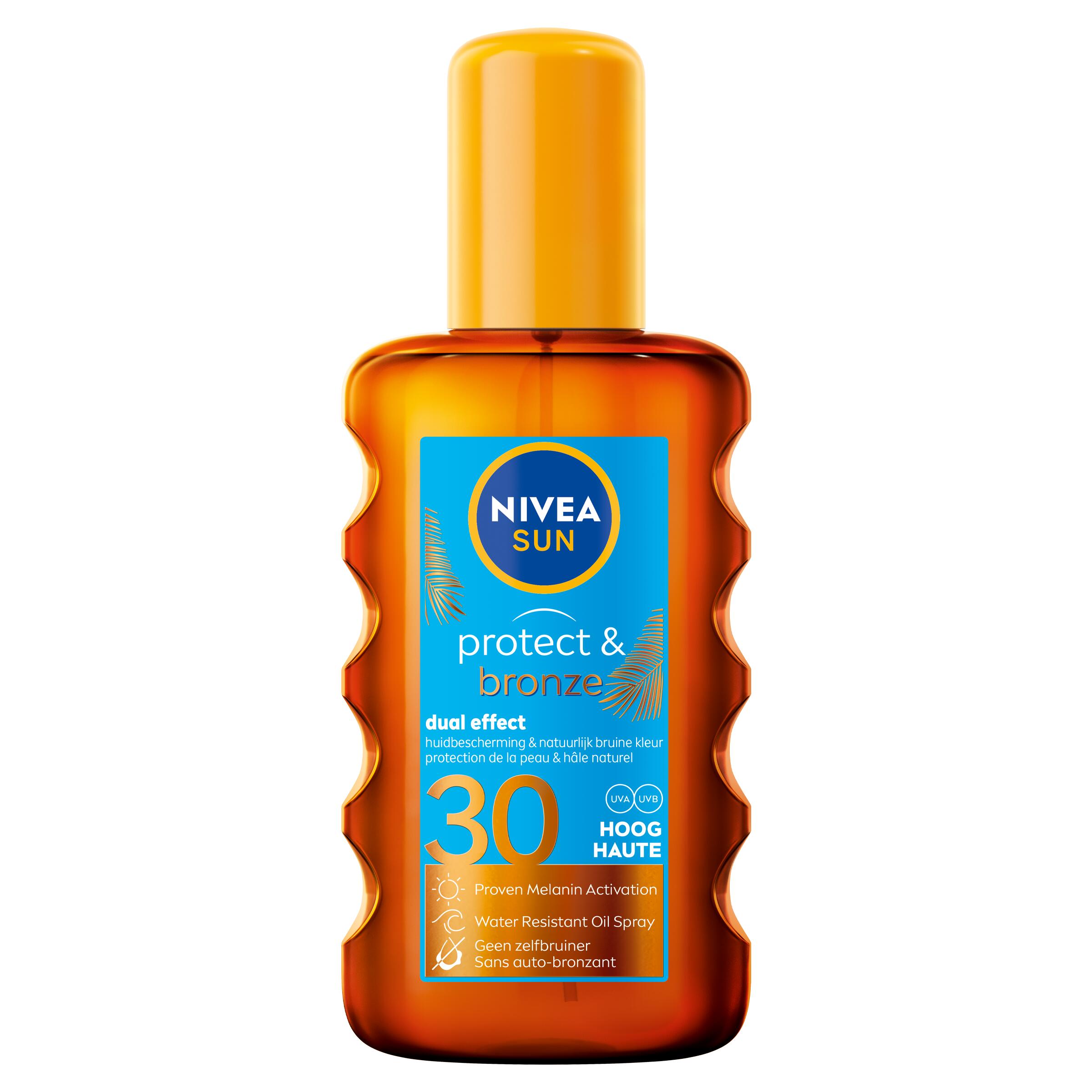 Spray przeciwsłoneczny suchy olejek SPF 30, Protect & Bronze 200ml