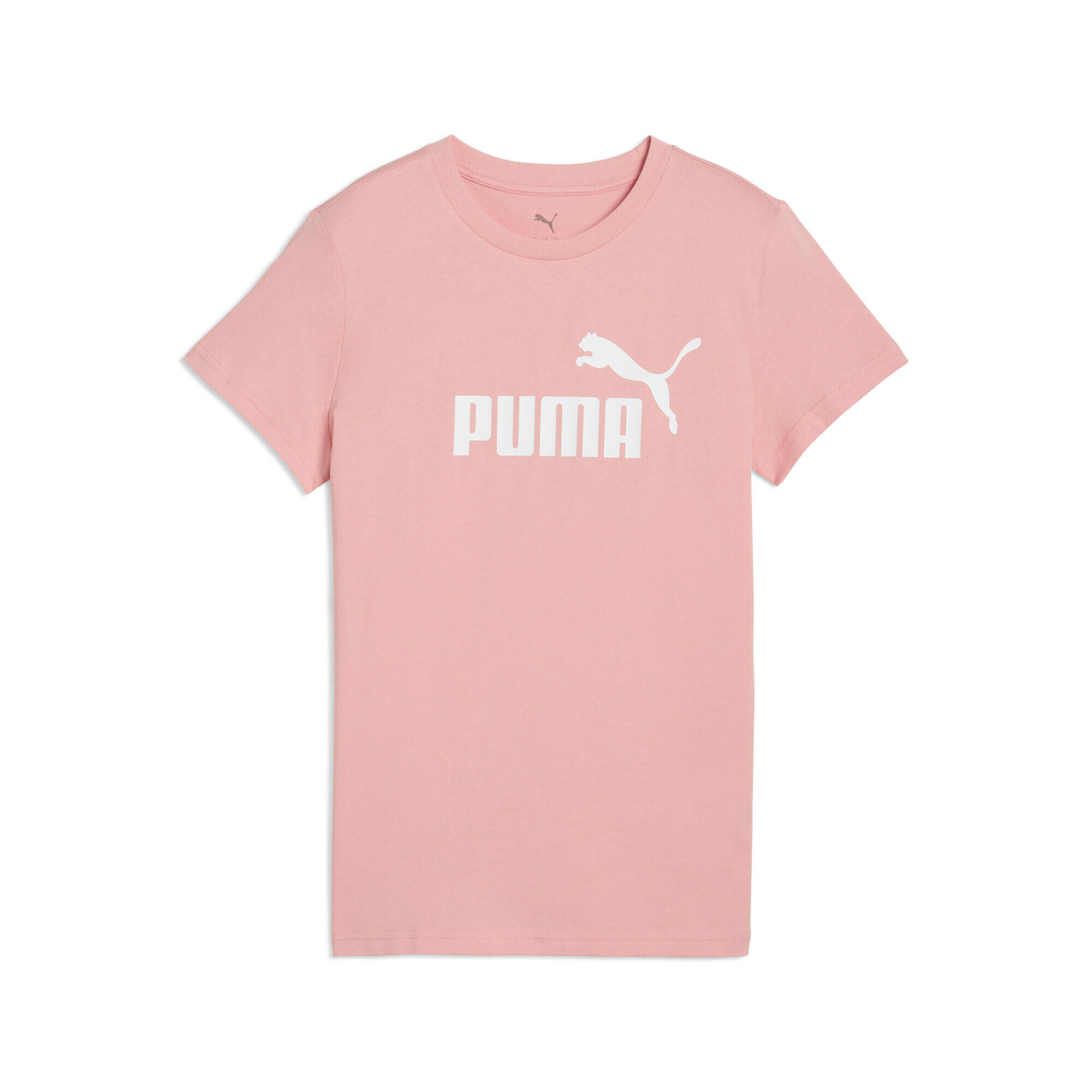Damska koszulka z logo ESS No. 1 PUMA Pink Fruit