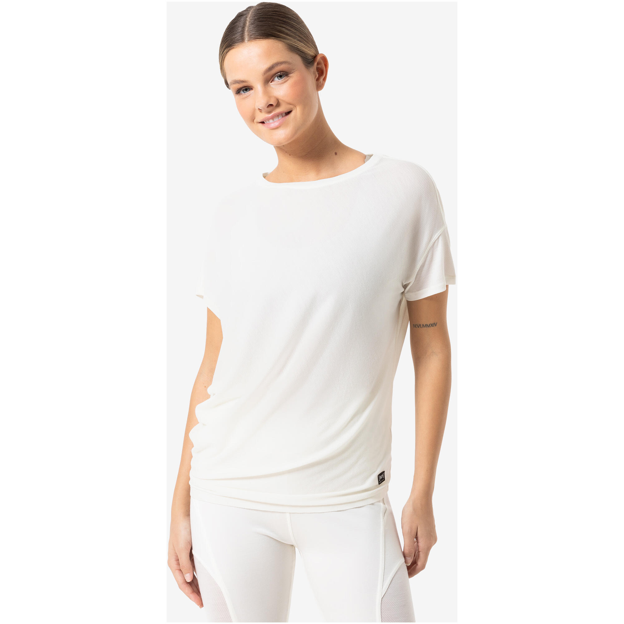 Koszulka z krótkim rękawkiem damska SUPER.NATURAL Loose Air Tee