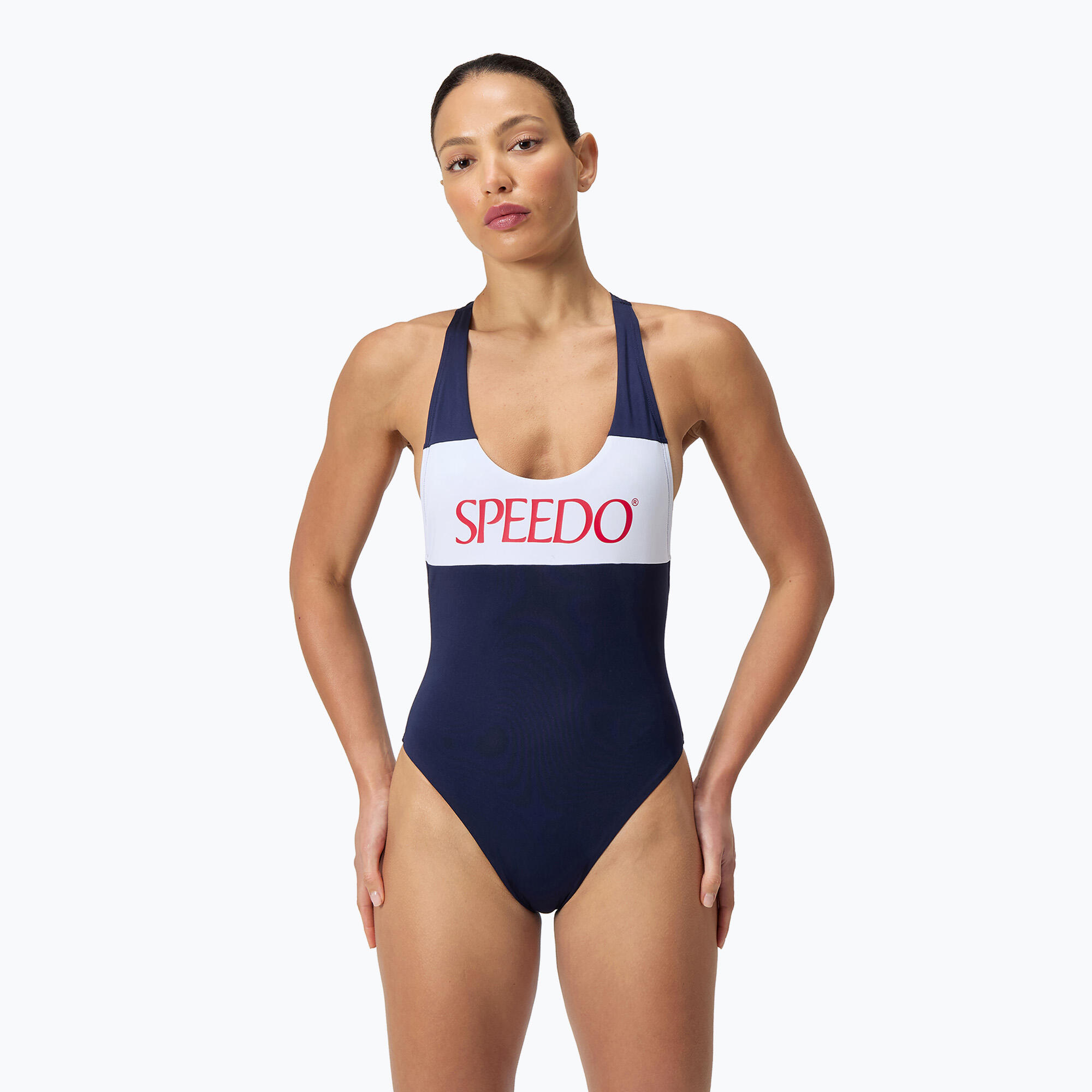 Strój pływacki jednoczęściowy damski Speedo Colourblock Racerback