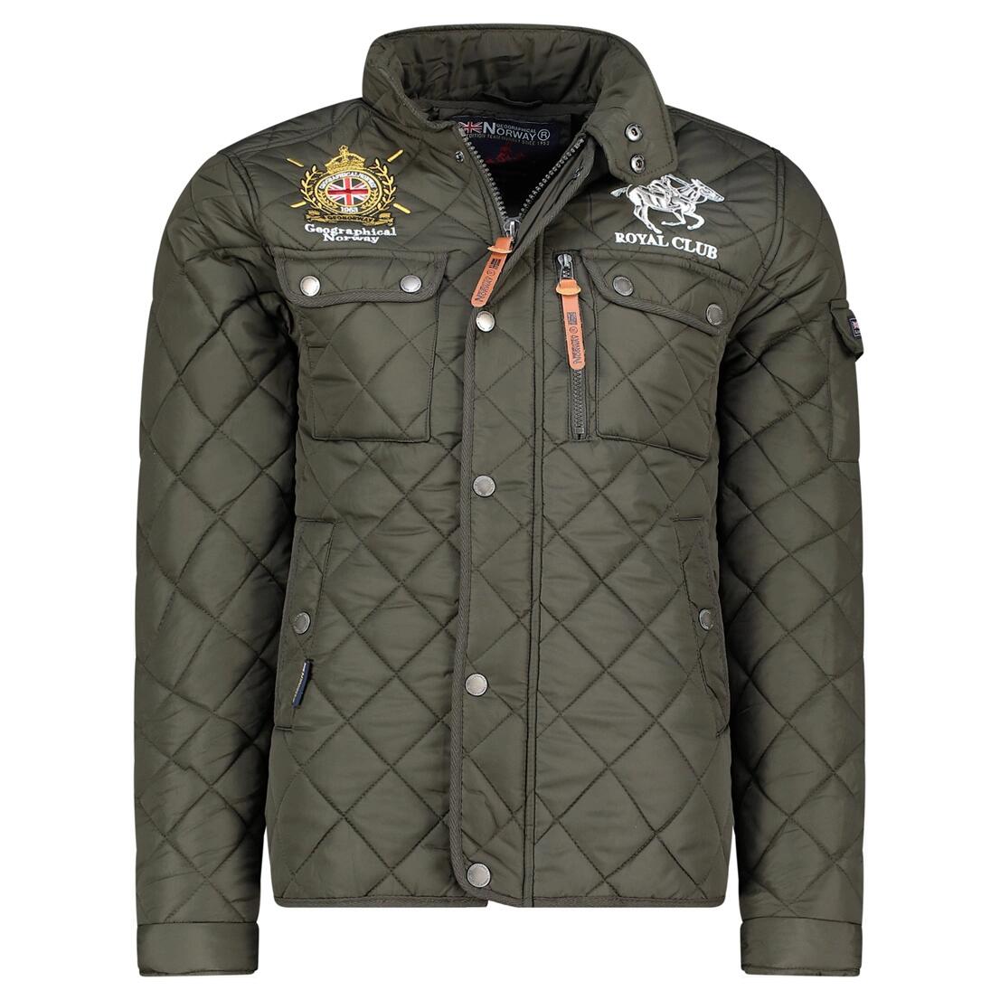 Kurtka męska Geographical Norway BELIFICIO MEN 001 khaki (WY4492H/GN-KAKI).