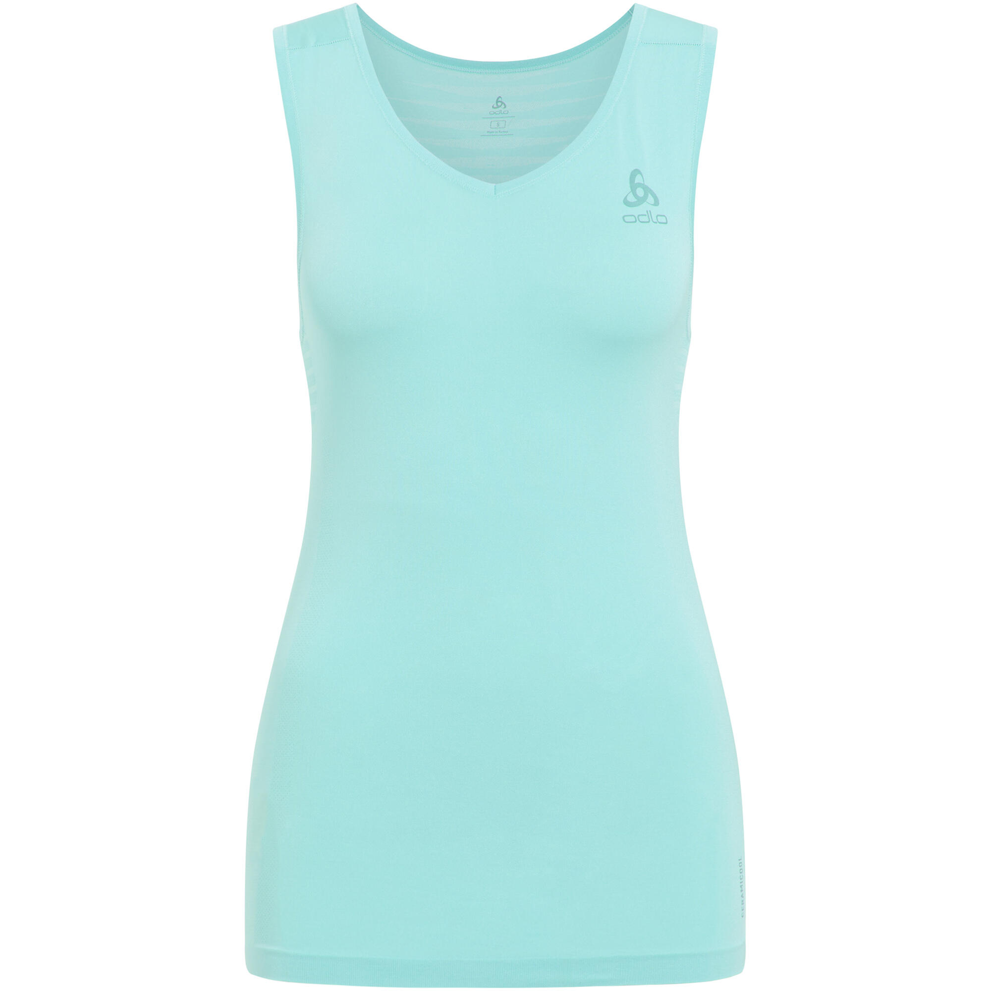 Koszulka bez rękawów damska ODLO Performance X-Light Eco BL Top V-Neck Singlet