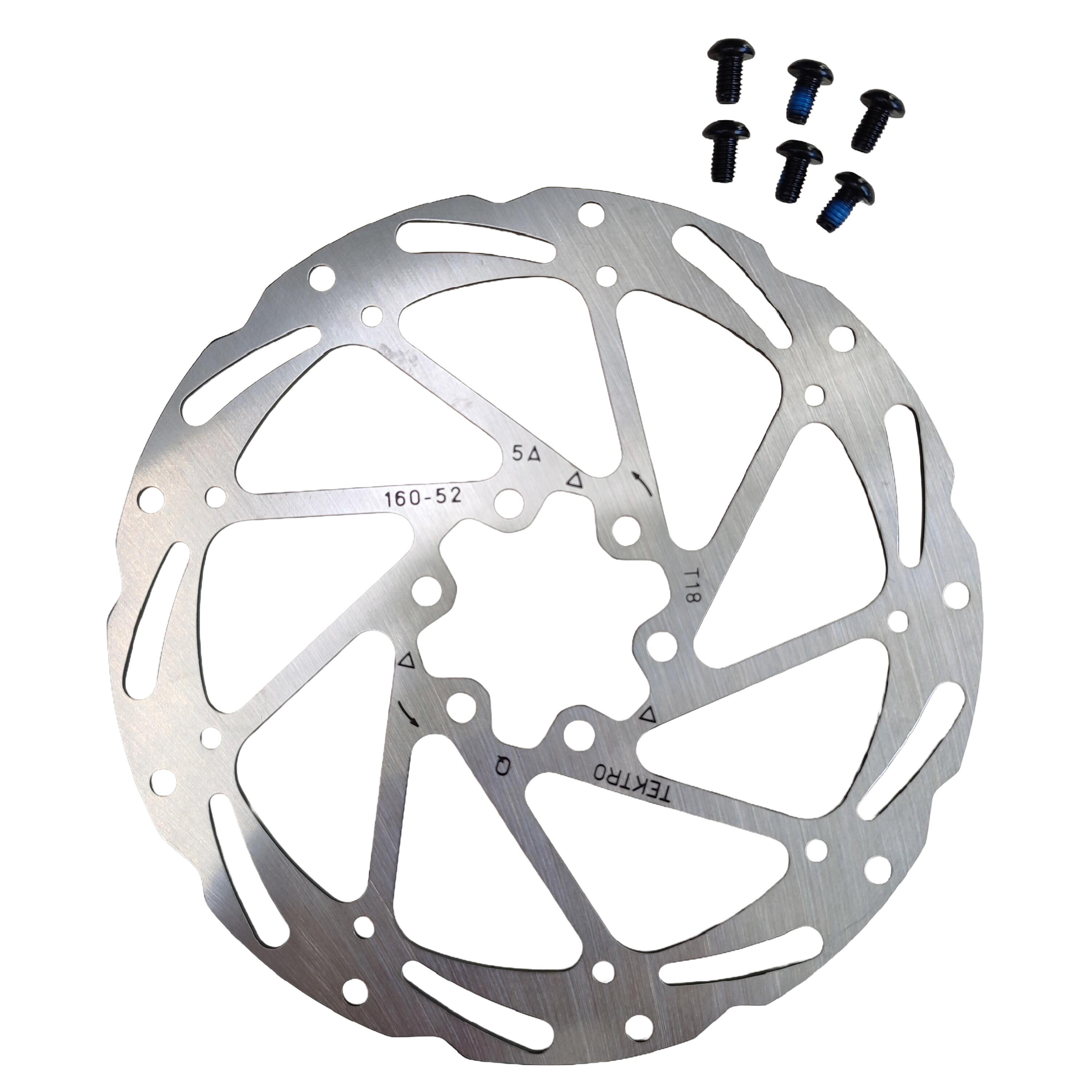 Tarcza hamulca rowerowego Tektro TR-52 160 mm na 6 śrub