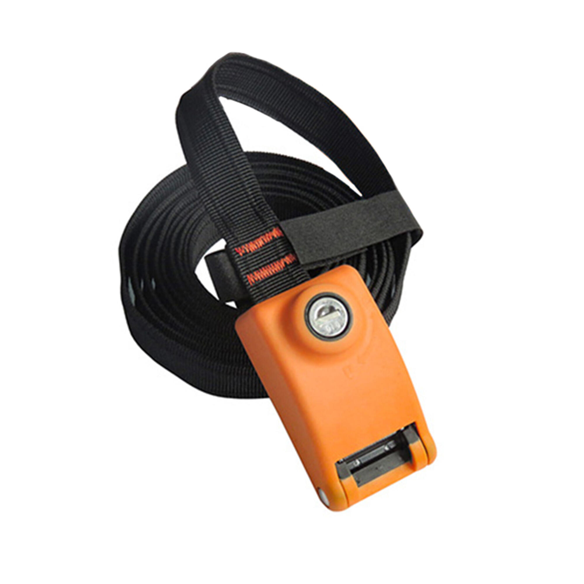 Wzmocniony pas antykradzieżowy z linką stalową i zamkiem