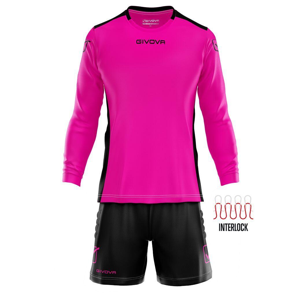 Dziecięcy zestaw koszulki i spodenek bramkarskich z długim rękawem Givova Hyguan