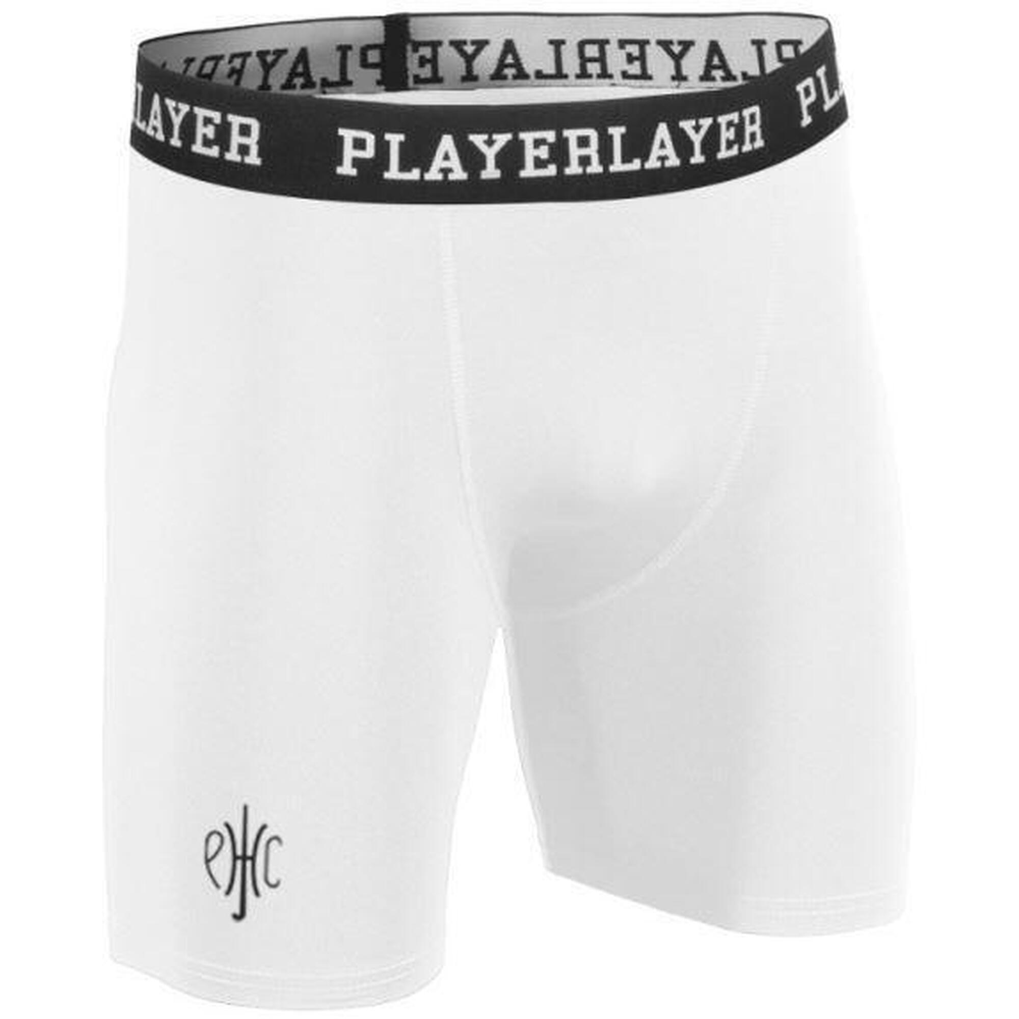 PlayerLayer Męskie elastyczne szorty P-710, Białe, S