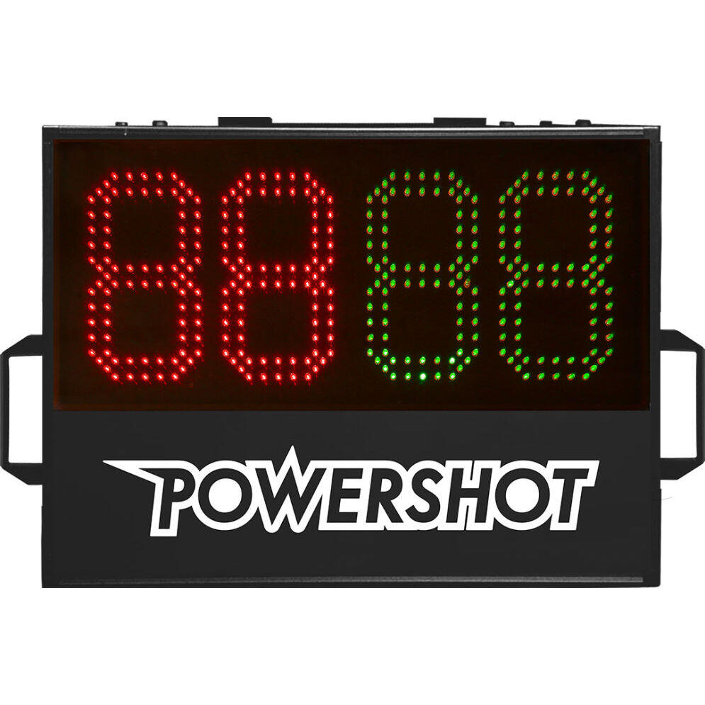 Dwustronne tablice wyników i liczniki czasu Powershot