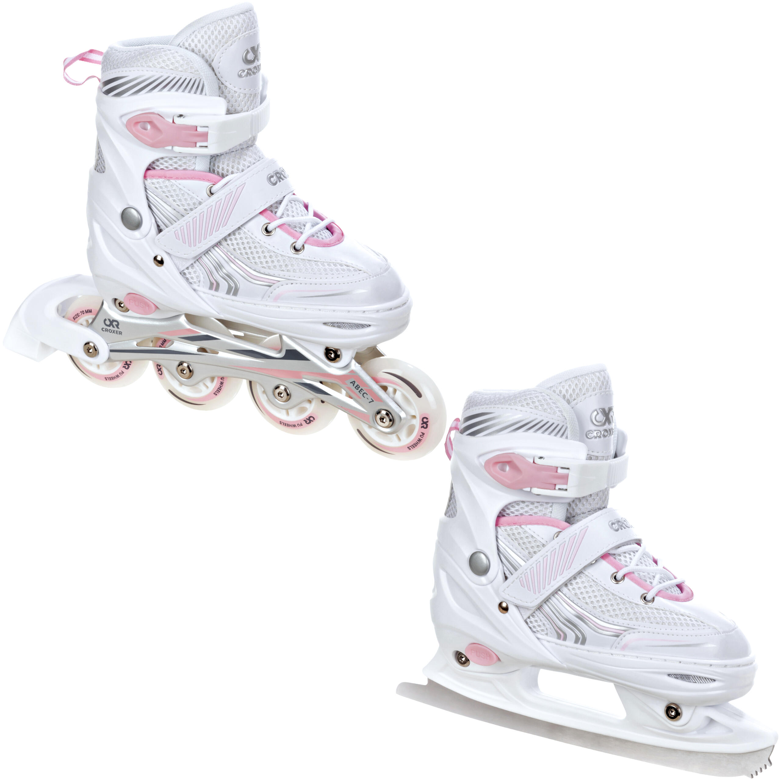 Rolki Łyżwy 2w1 Regulowane Croxer Optima