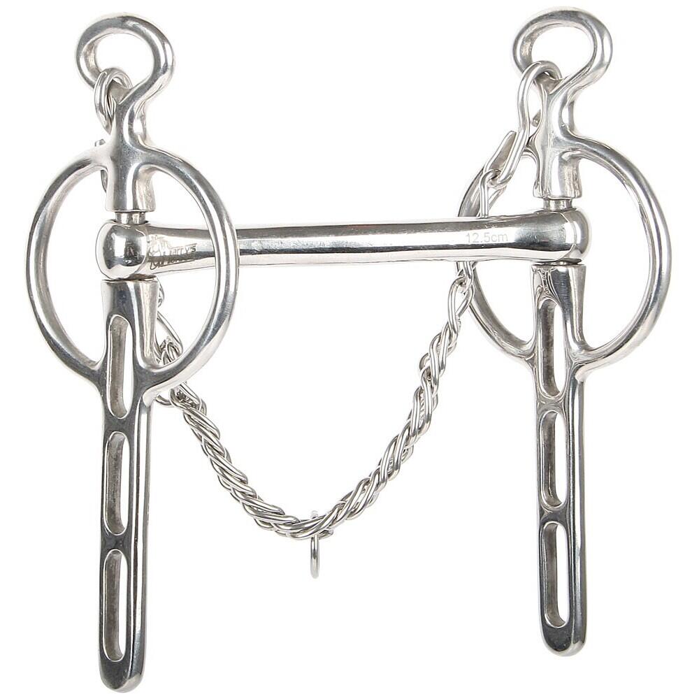 Wędzidło Liverpool dla konia z trzema przełożeniami wodzy Harry's Horse Horse 15