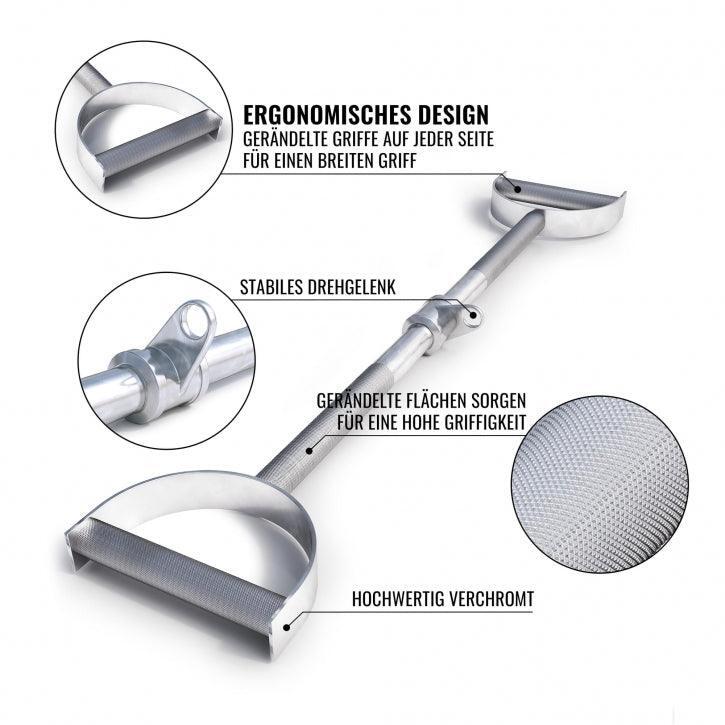 Uchwyt do atlasu Gorilla Sports Lat Bar obrotowy