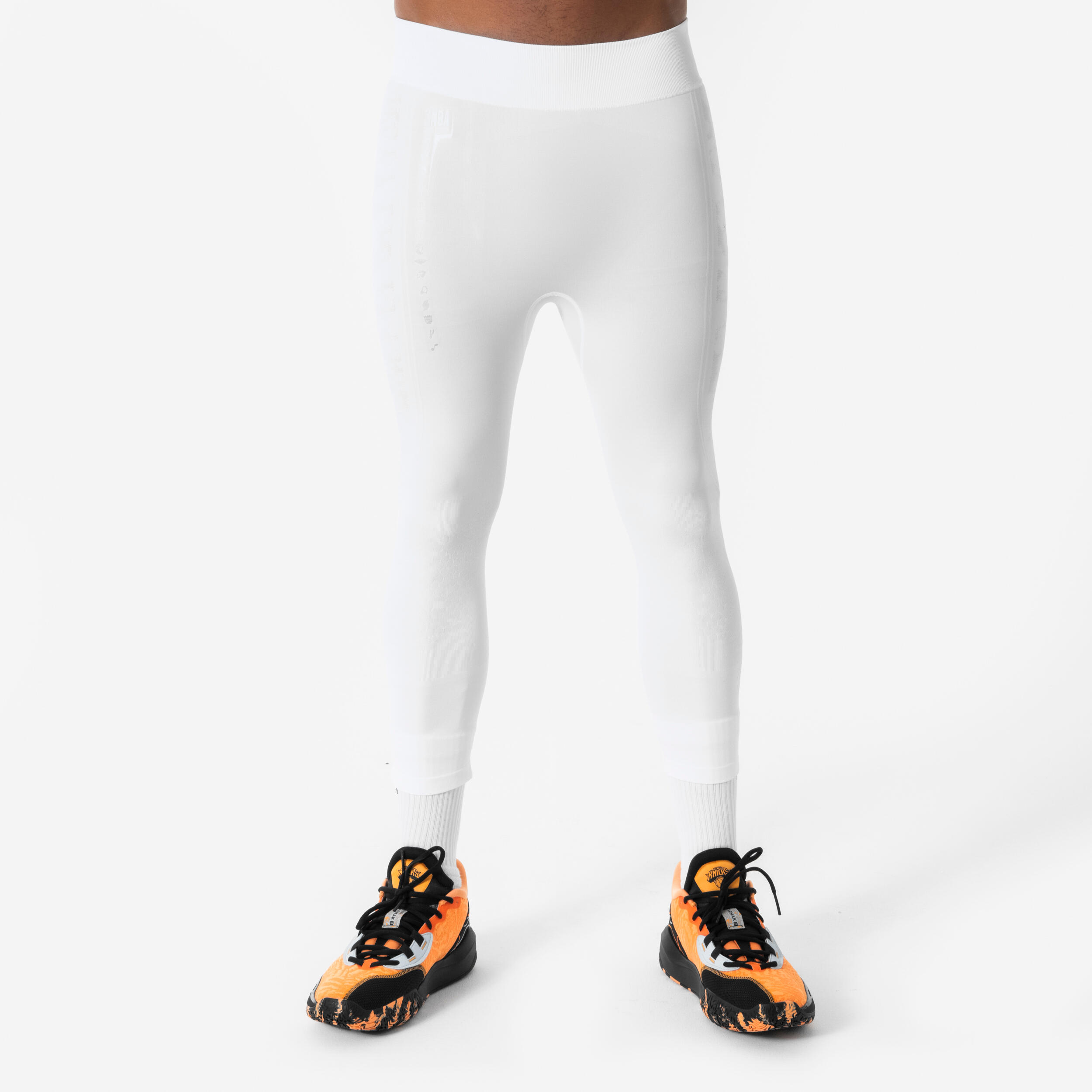 Legginsy koszykarskie 3/4 NBA męskie Tight 500