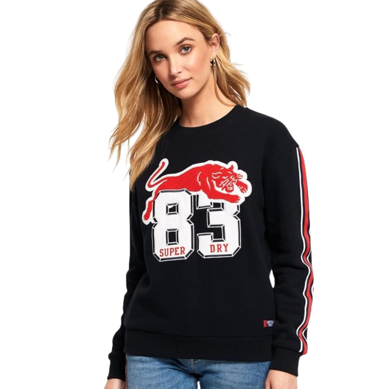 Bluza turystyczna damska Superdry Emilie Applique Crew