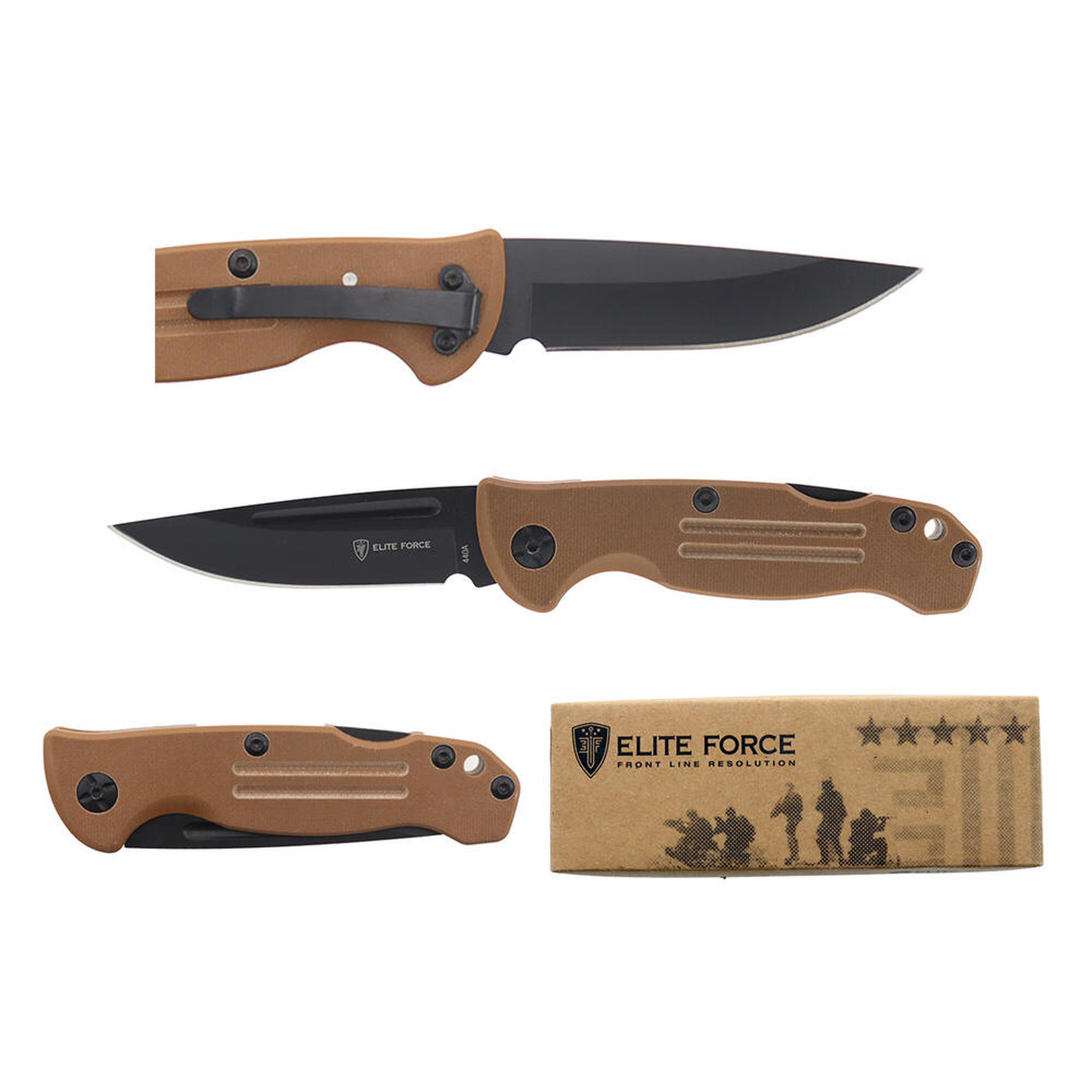 Nóż składany survivalowy EF165