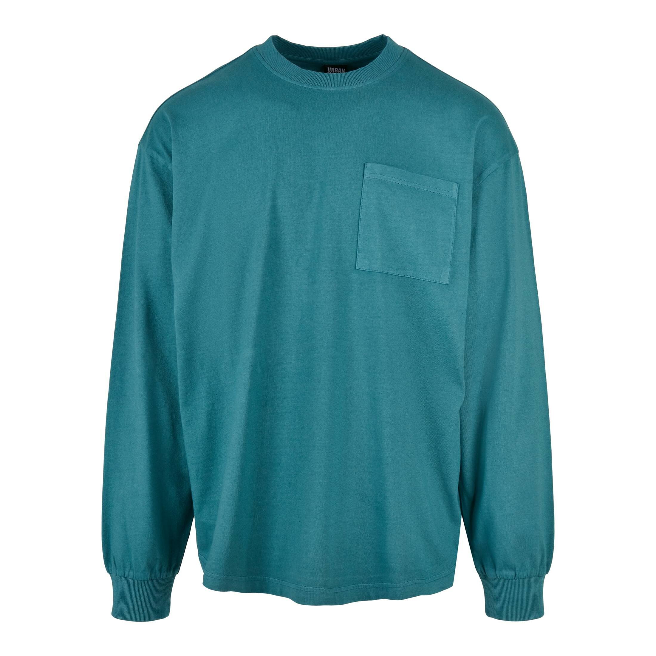 Koszulka z długim rękawem Urban Classics Pigment Dyed Pocket