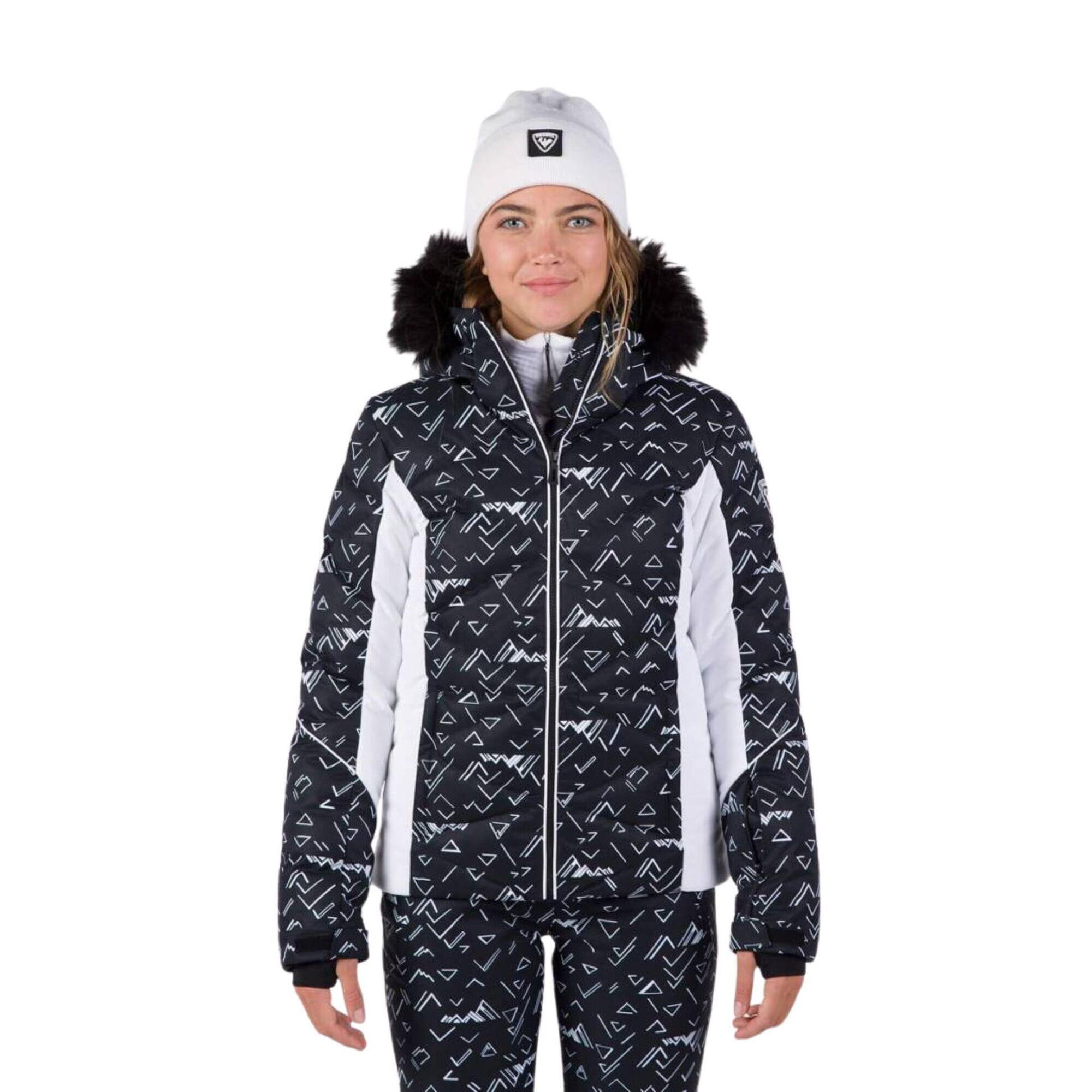 Kurtka narciarska Rossignol damska W Staci PR Puffy JKT czarna